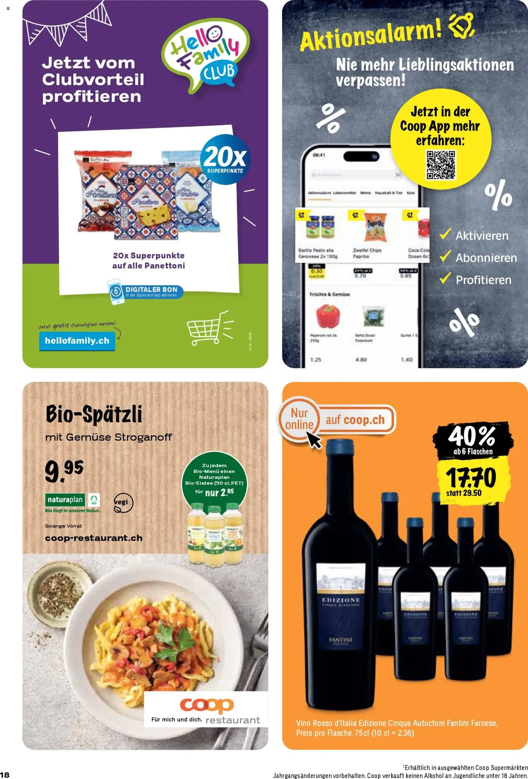 Coop Aktionen - Gültiger Prospekt ab 06.11.2025, Seite 18 von insgesamt 28