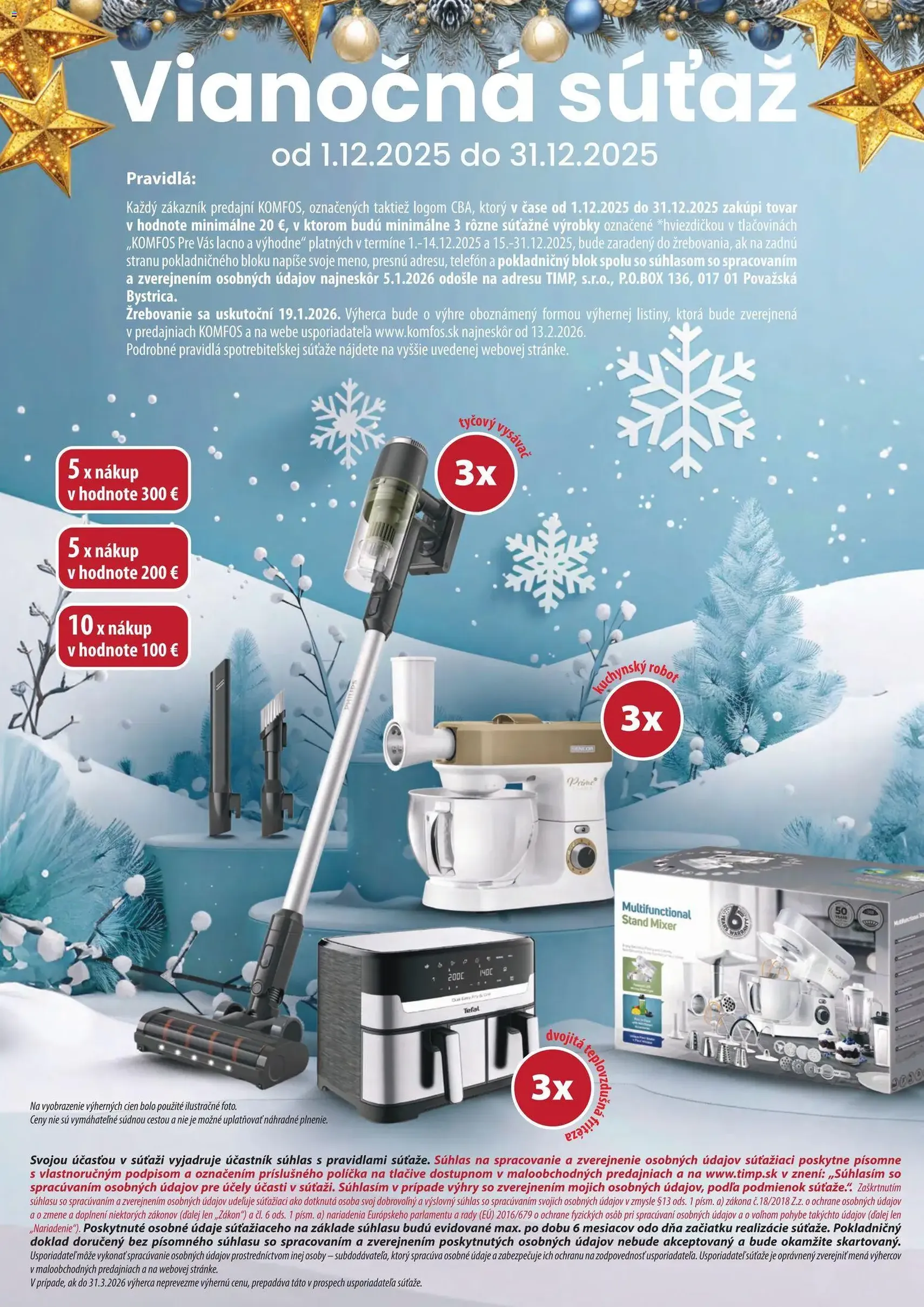 CBA Komfos leták - platný leták od 15.12.2025 strana 2 z 18