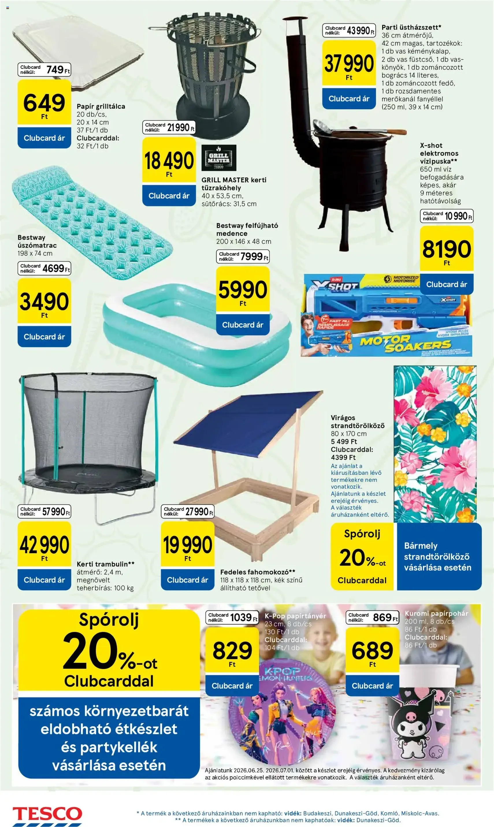 Tesco aktuális akciós újság - 2026.06.25. érvényes szórólap 12 oldal 30 oldalból