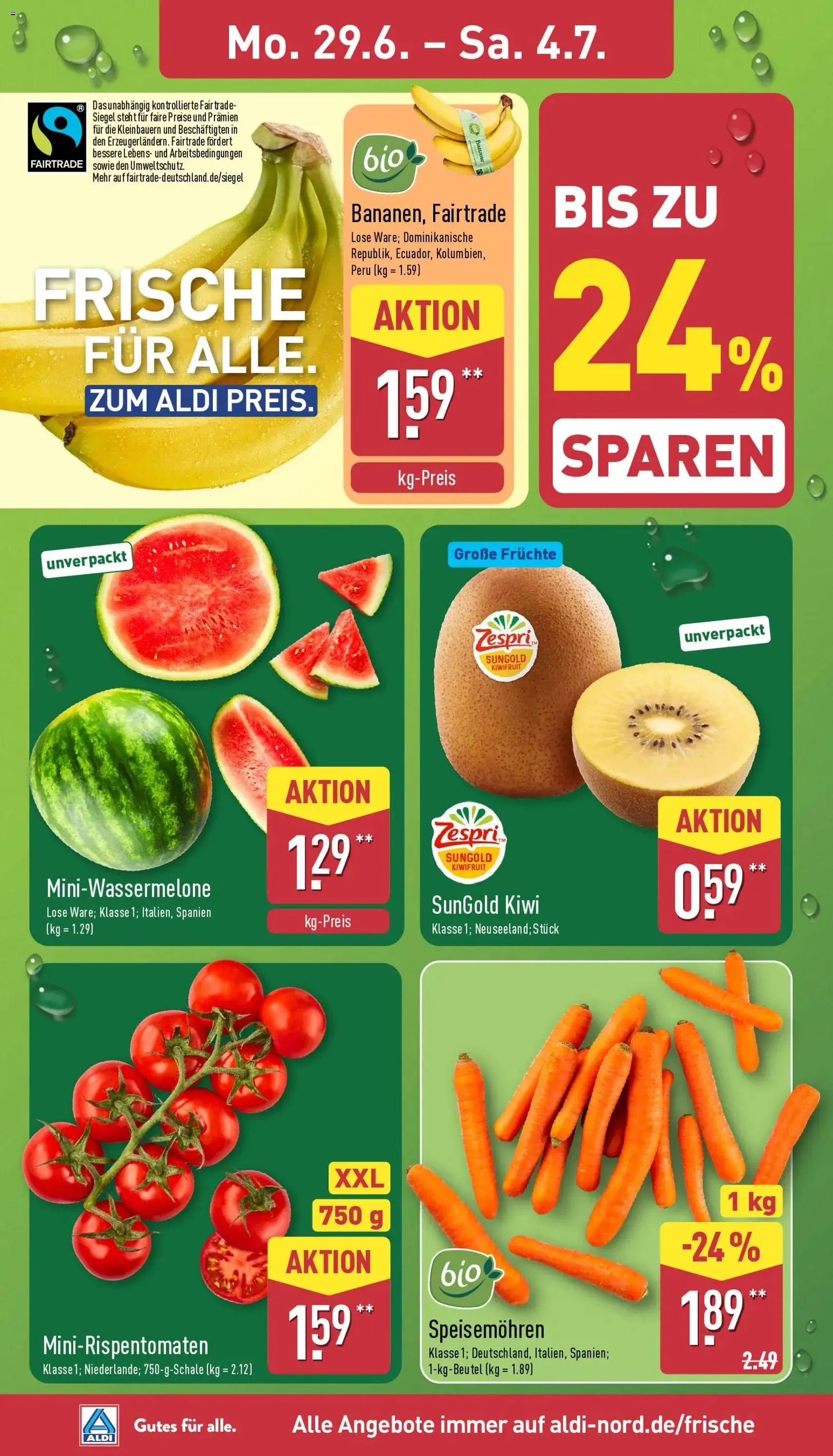 Aldi Prospekt - Gültiger Prospekt ab 29.06.2026, Seite 2 von insgesamt 45