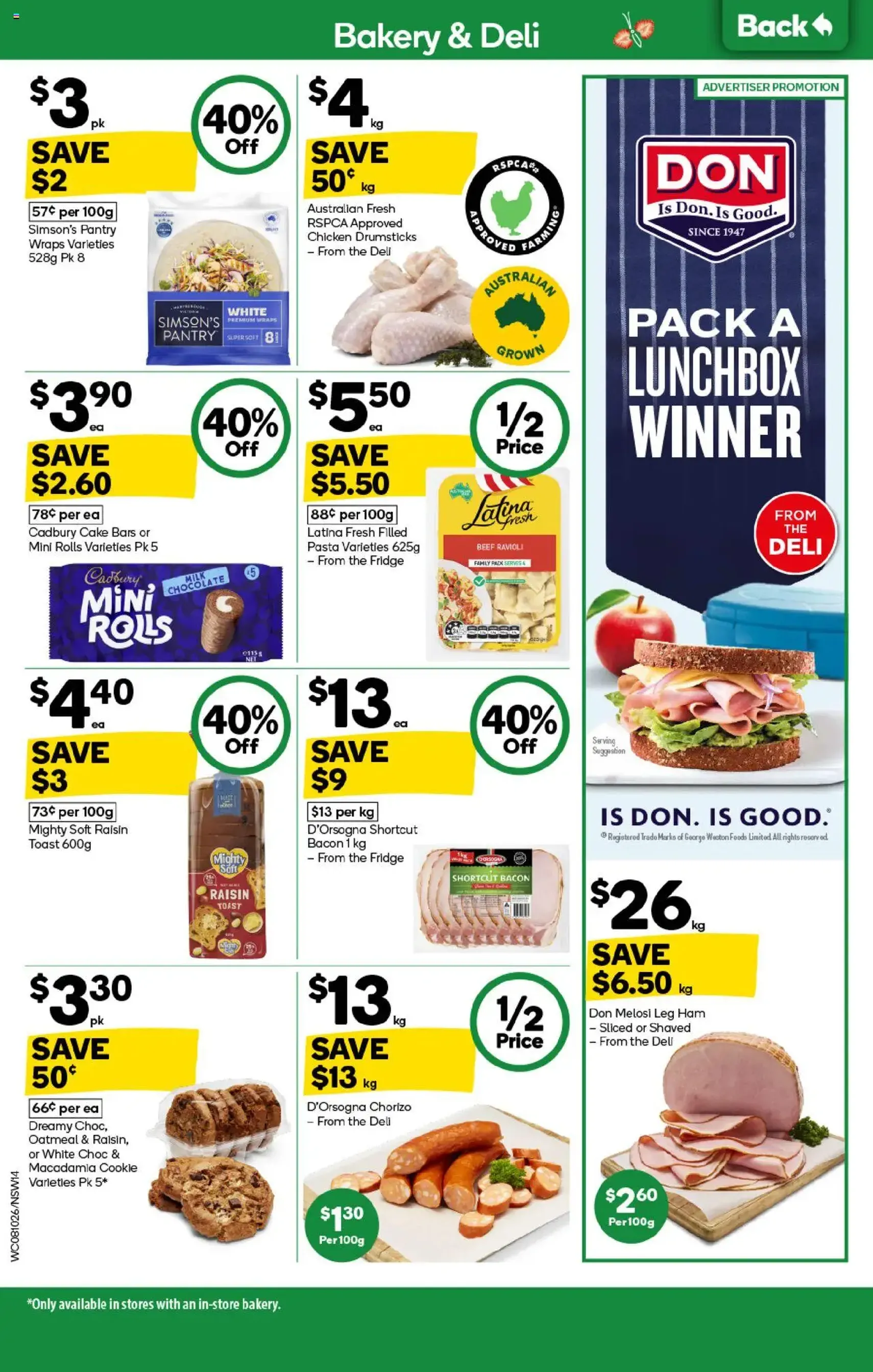 Weekly catalogue Woolworths NSW 08/10 - valid flyer from 08/10/2025, page 14 of 50