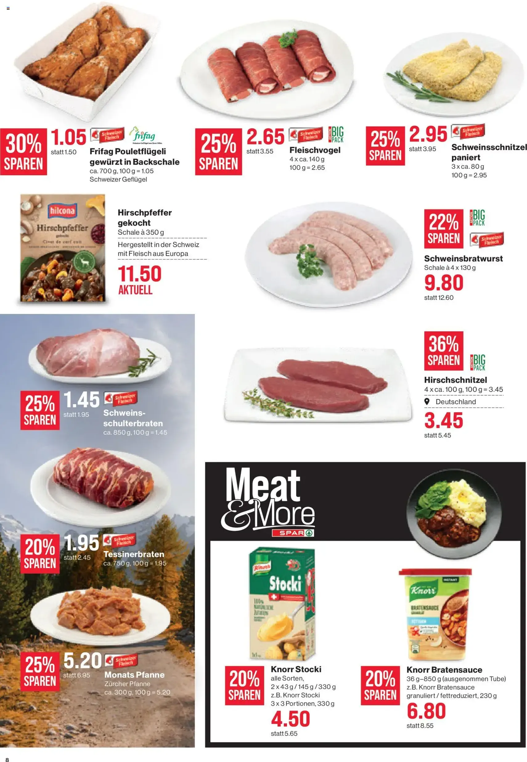 SPAR Aktionen - Gültiger Prospekt ab 06.11.2025, Seite 8 von insgesamt 24