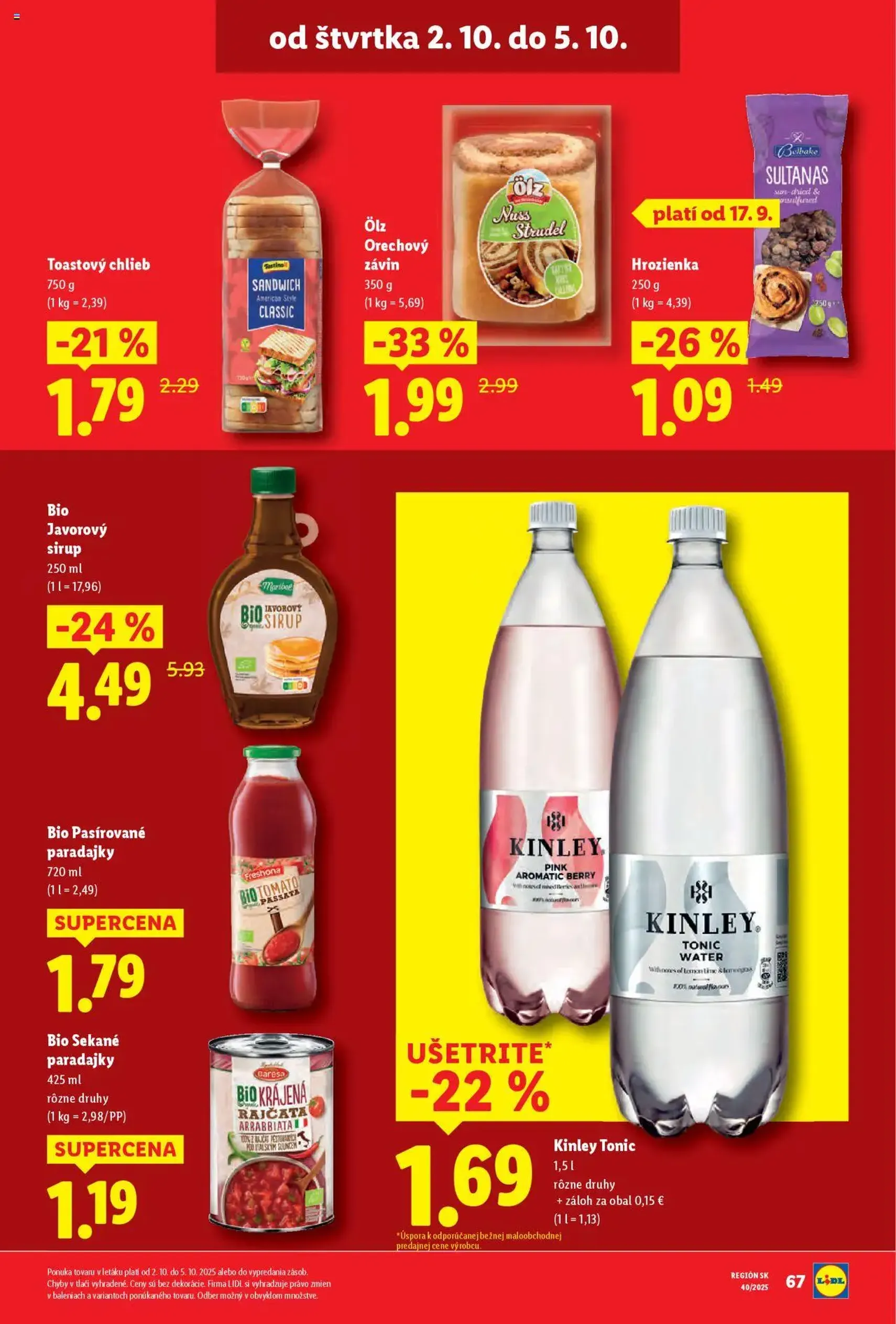 Lidl leták - platný leták od 29.09.2025 strana 73 z 95