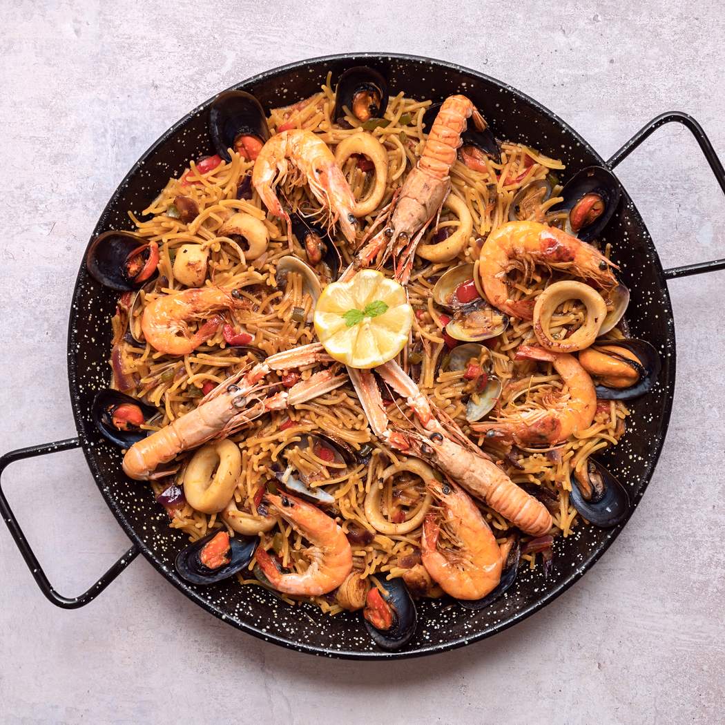 Un facile e rapido mix di frutti di mare saltati in padella