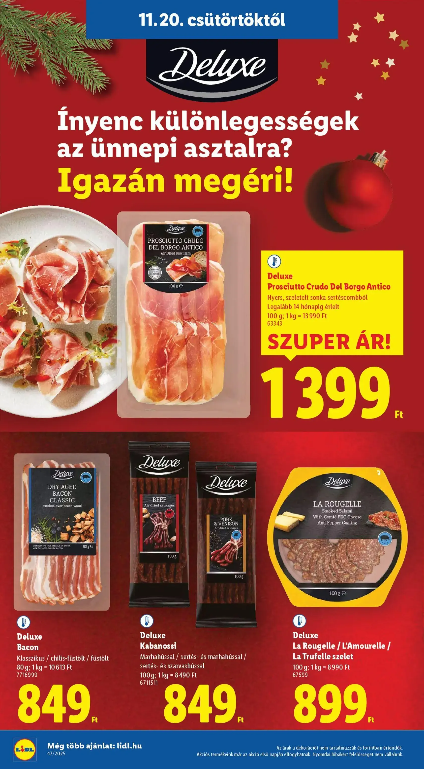 Lidl Black Friday - 2025.11.20. érvényes szórólap 18 oldal 66 oldalból