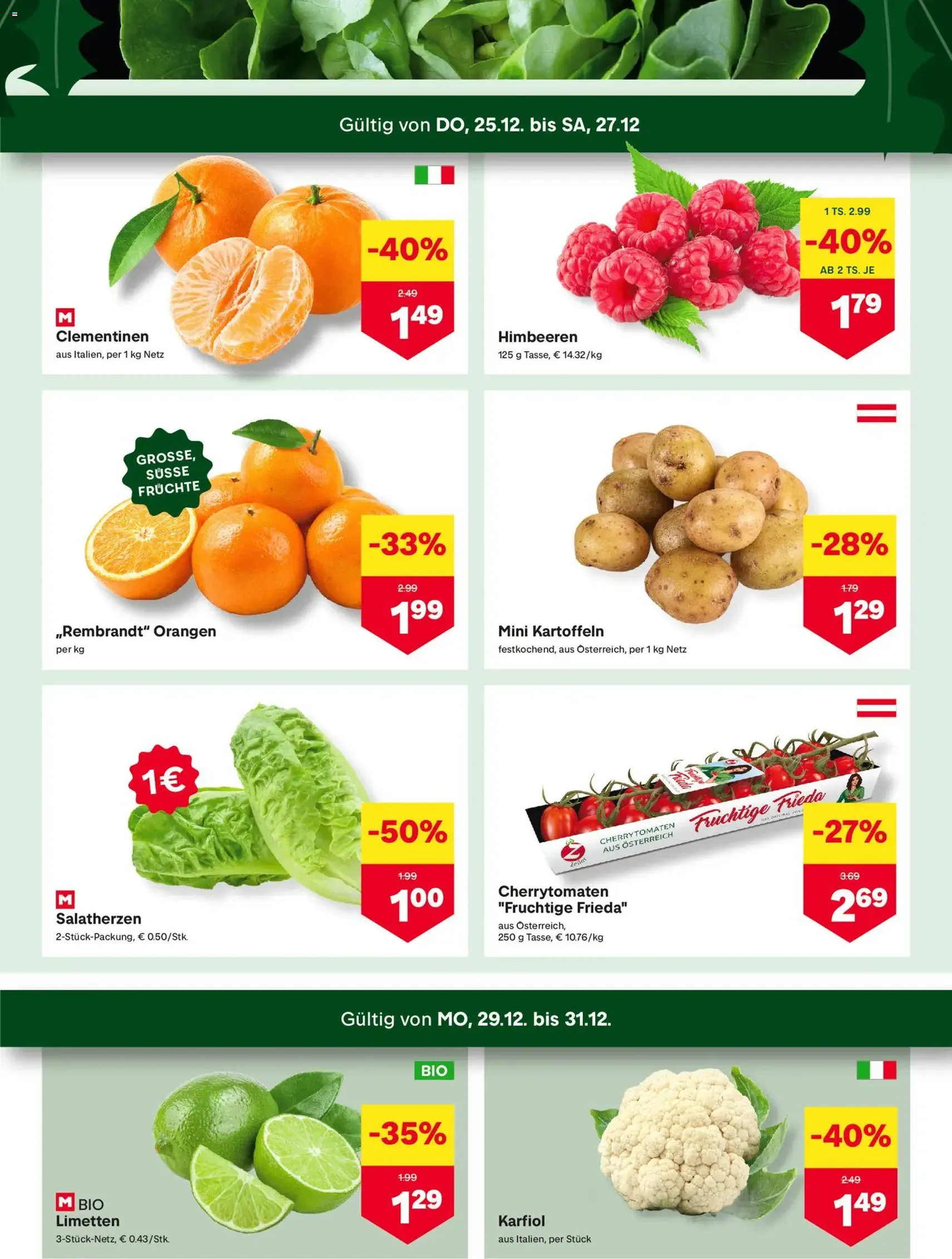 MPREIS Flugblatt - Gültiger Prospekt ab 25.12.2025, Seite 2 von insgesamt 21