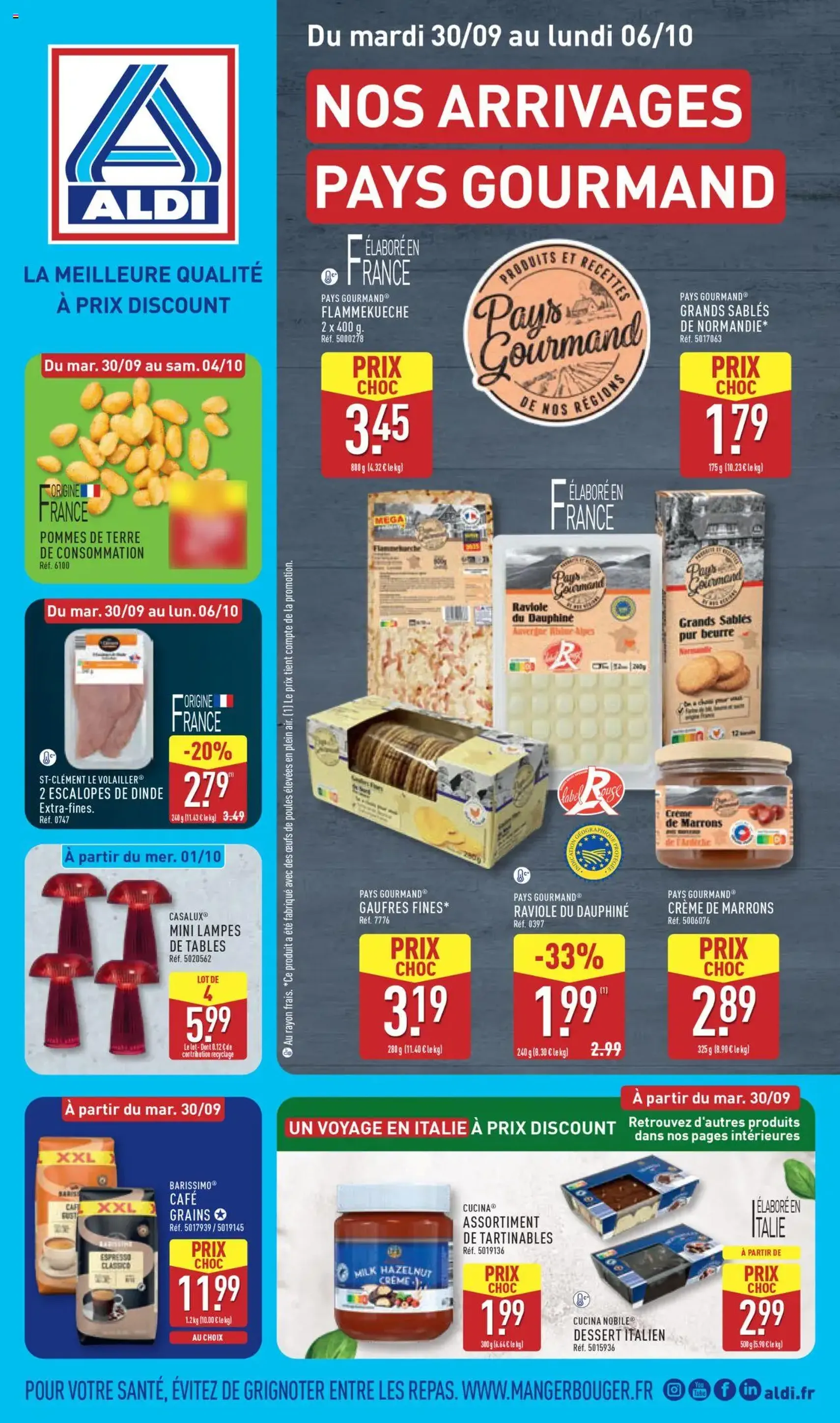 Aldi catalogue semaine 40 - brochure valable à partir du 30/09/2025, page 1 sur 51 Aldi catalogue semaine 40 - brochure valable à partir du 30/09/2025, page 1 sur 51
