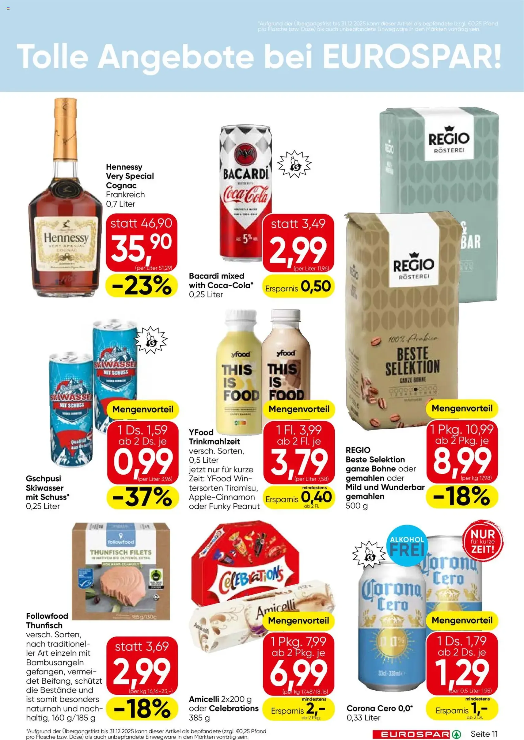 Eurospar Flugblatt - Gültiger Prospekt ab 20.11.2025, Seite 11 von insgesamt 16