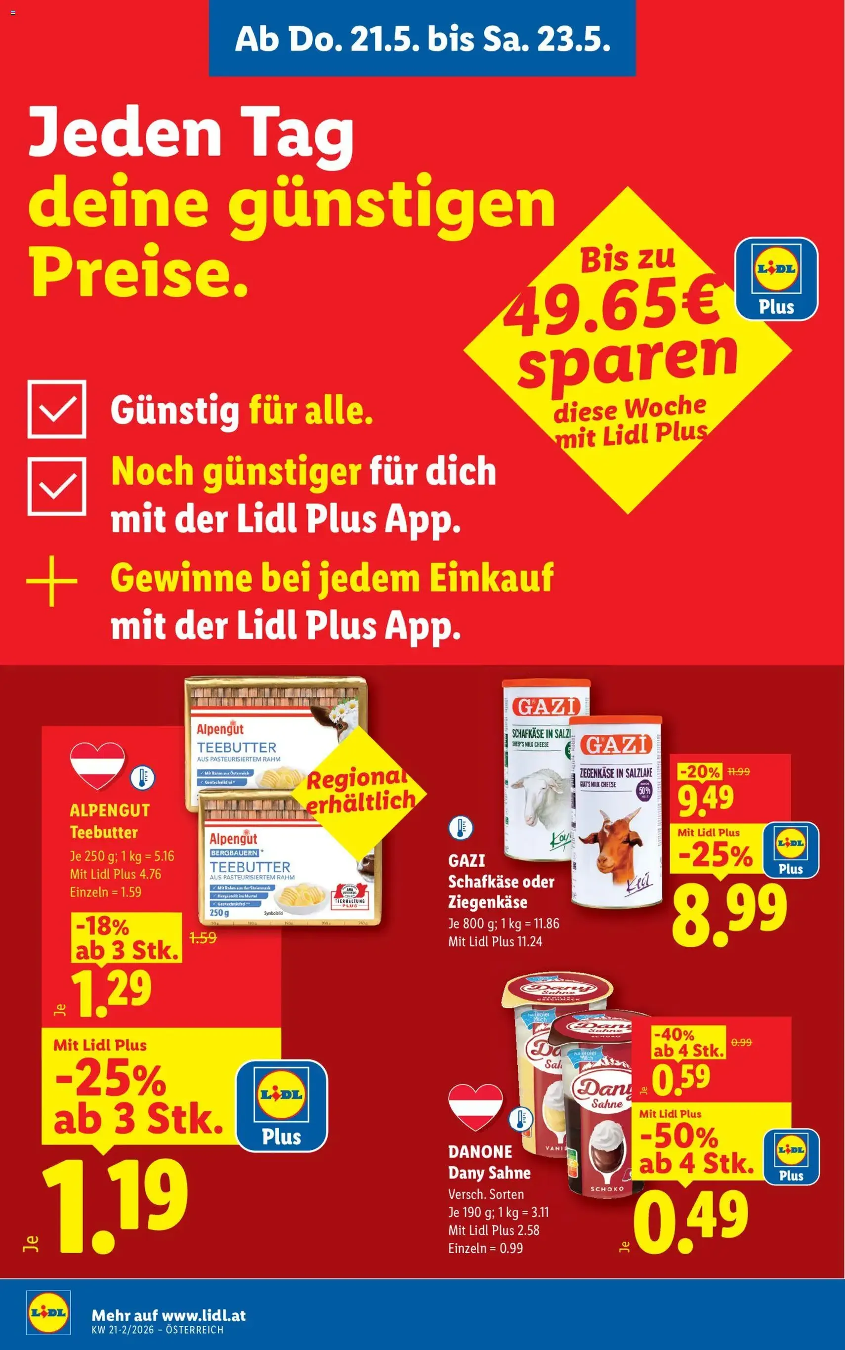 Lidl - Flugblatt - Gültiger Prospekt ab 21.05.2026, Seite 2 von insgesamt 51