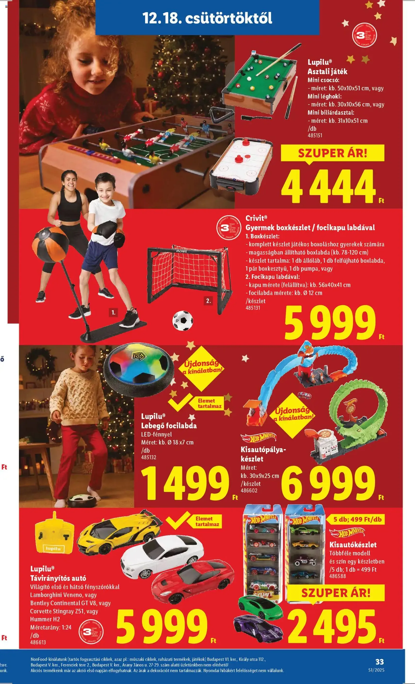 Lidl Akciós újság - 2025.12.18. érvényes szórólap 33 oldal 52 oldalból