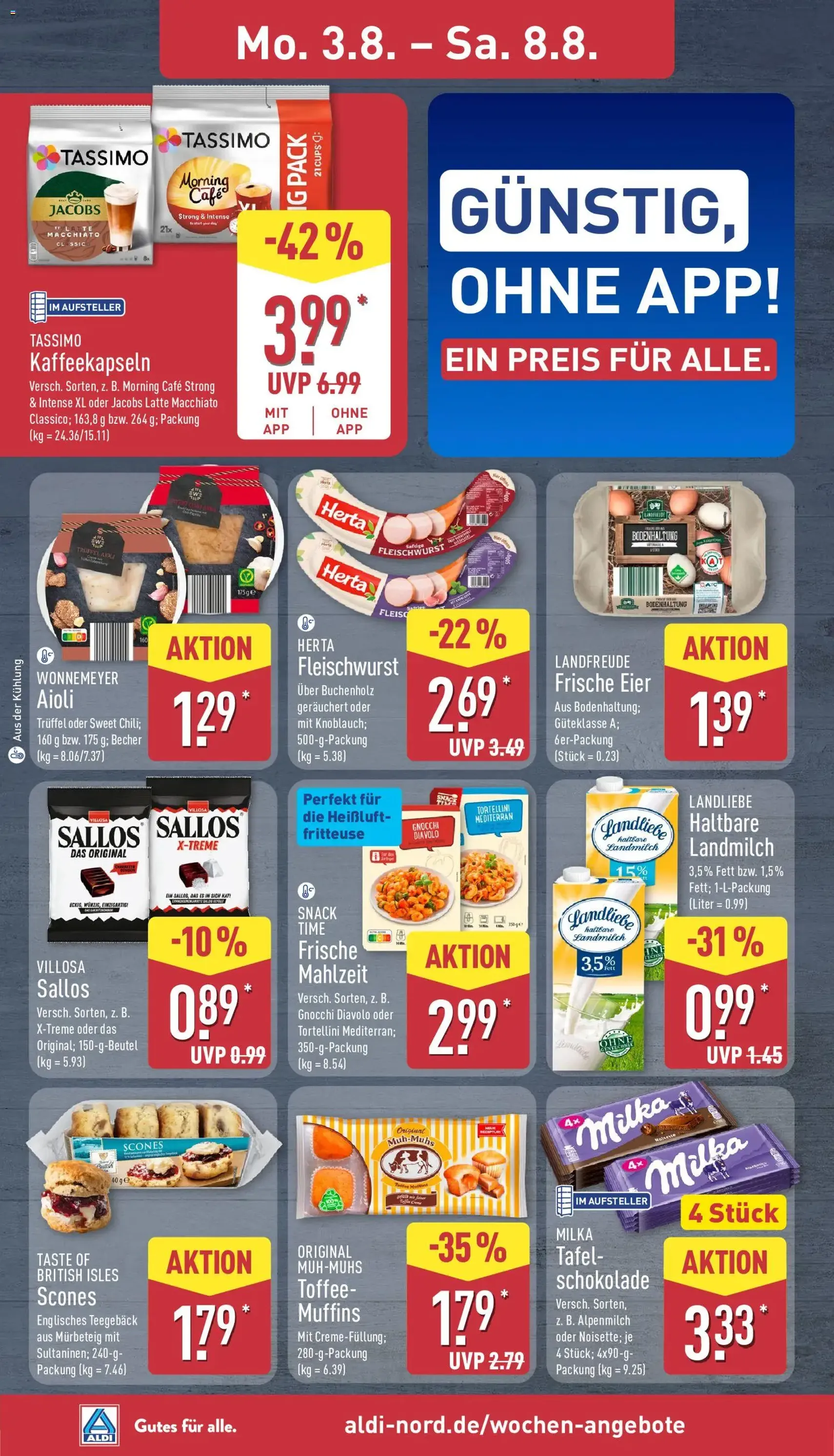 Aldi Prospekt - Gültiger Prospekt ab 03.08.2026, Seite 6 von insgesamt 40