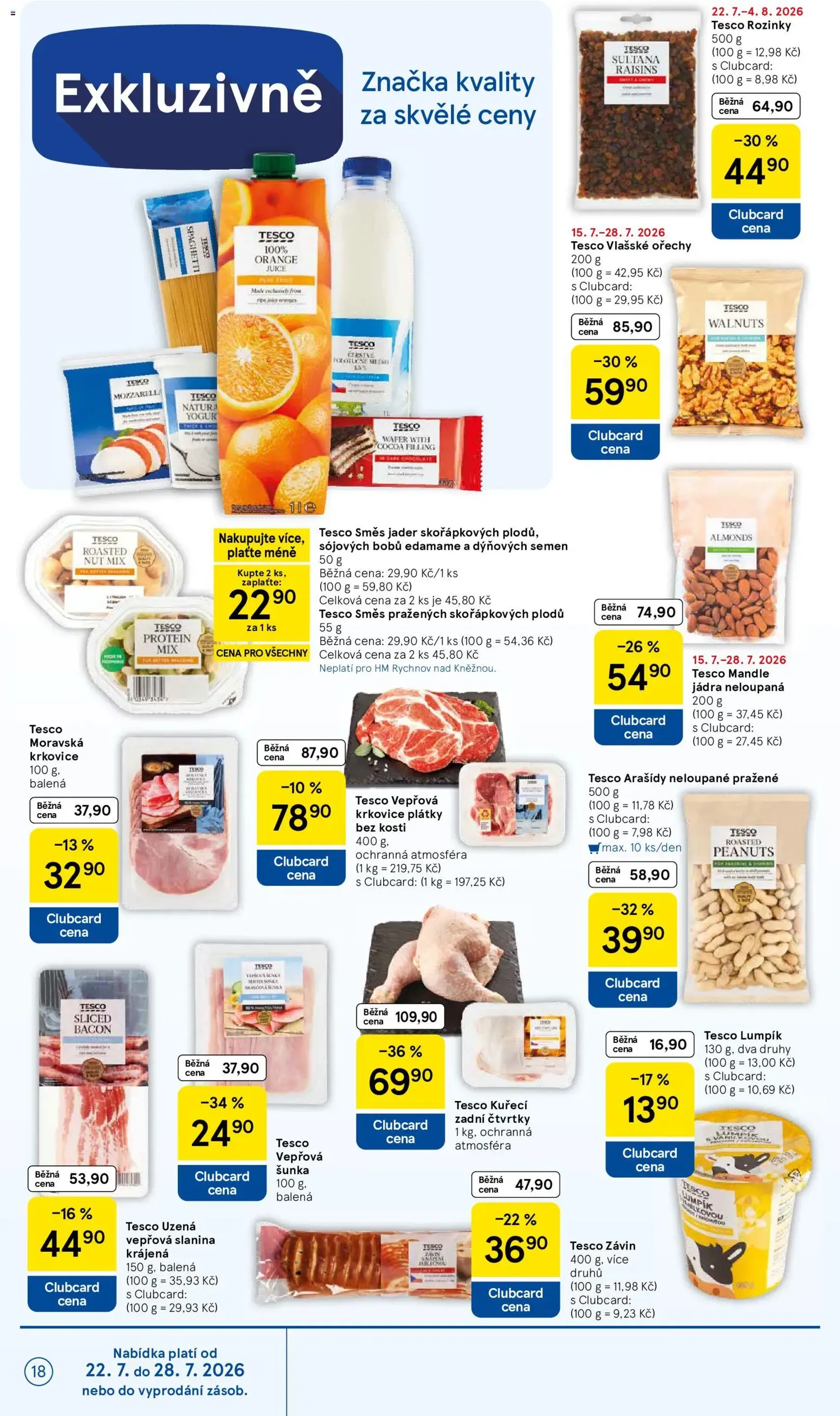 Tesco leták - Hypermarket - platný leták od 22.07.2026 strana 18 z 33