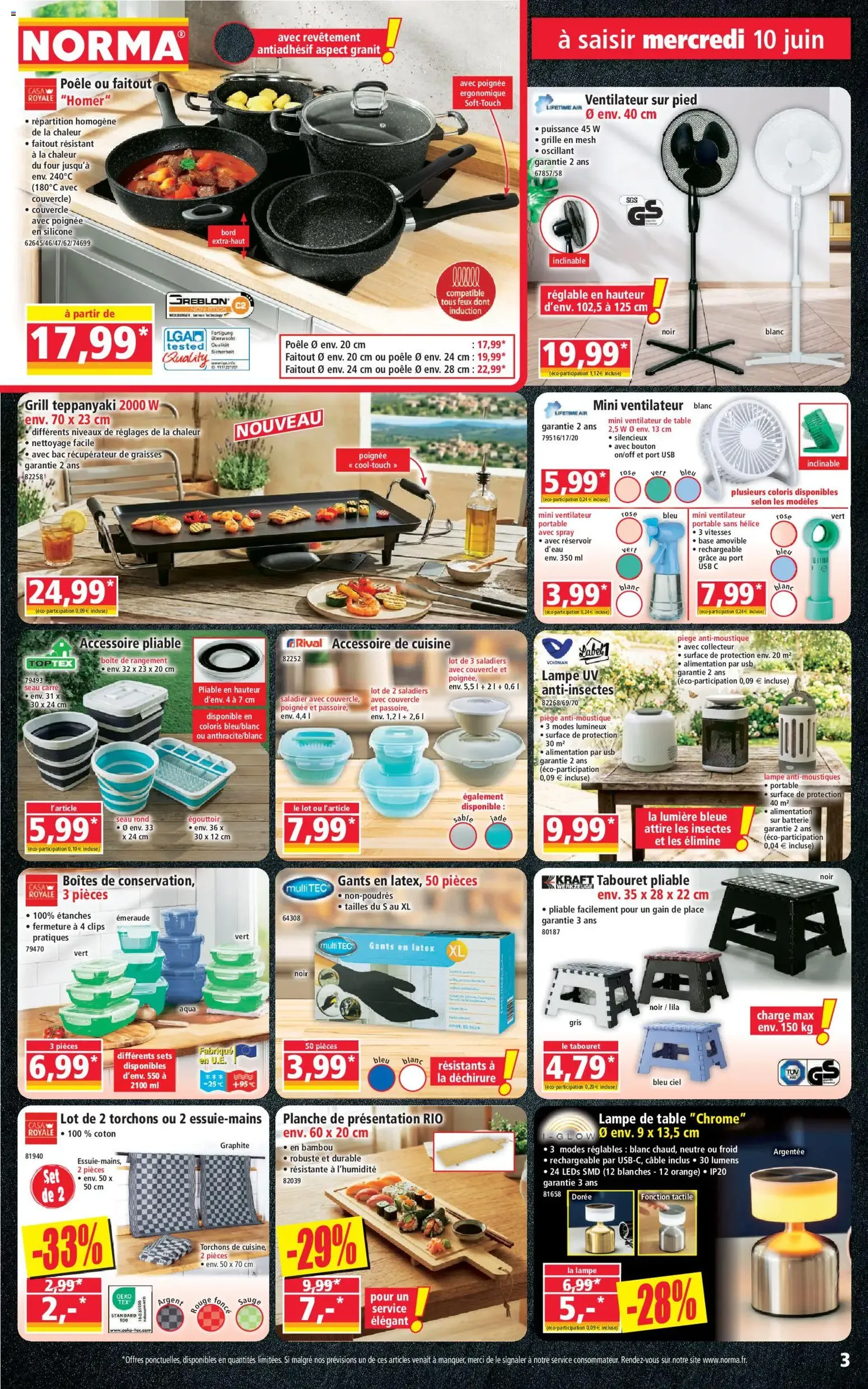 Norma catalogue - brochure valable à partir du 10/06/2026, page 3 sur 12