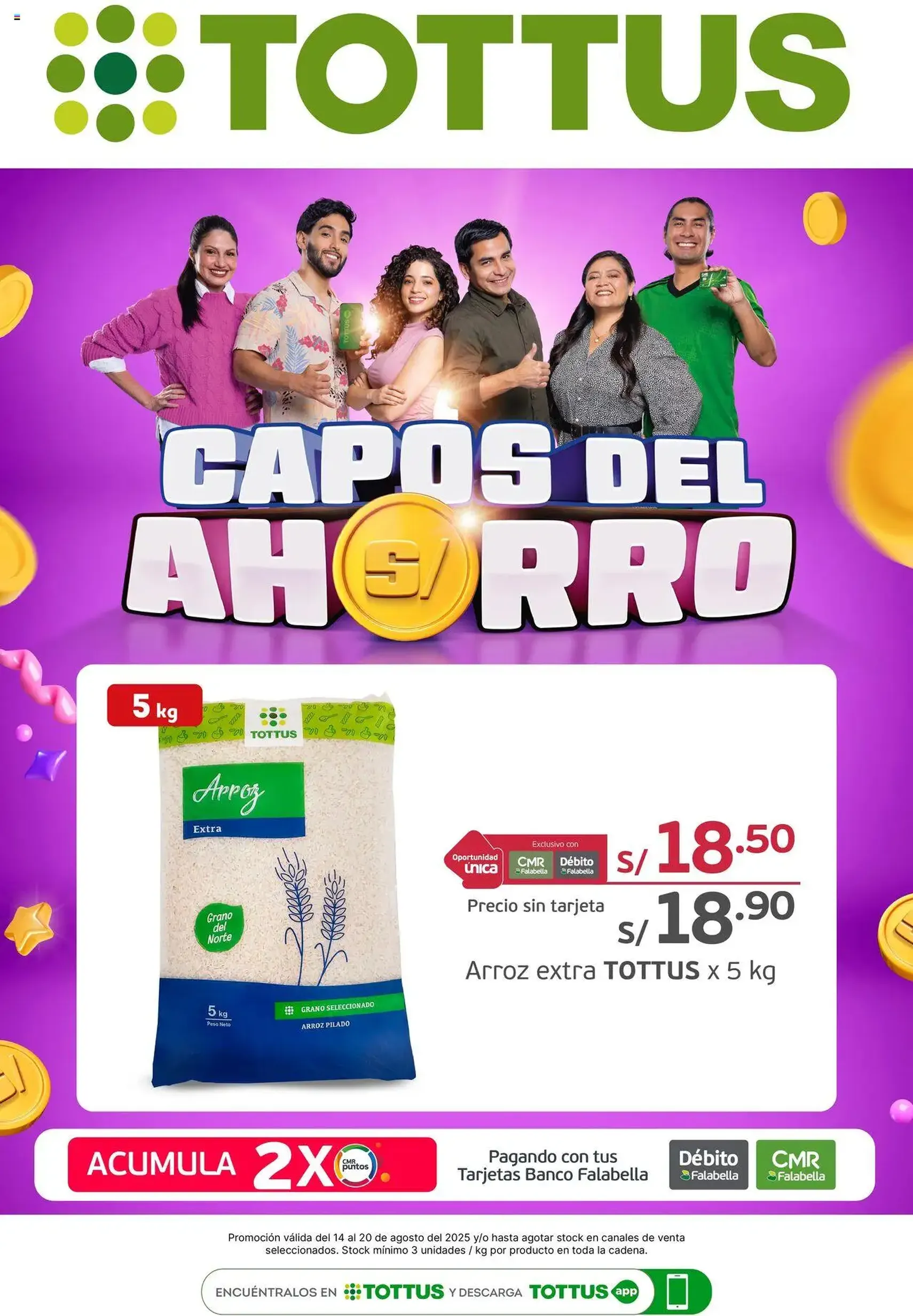 Catálogo Tottus - folleto válido desde 14/08/2025 página 1 de 10