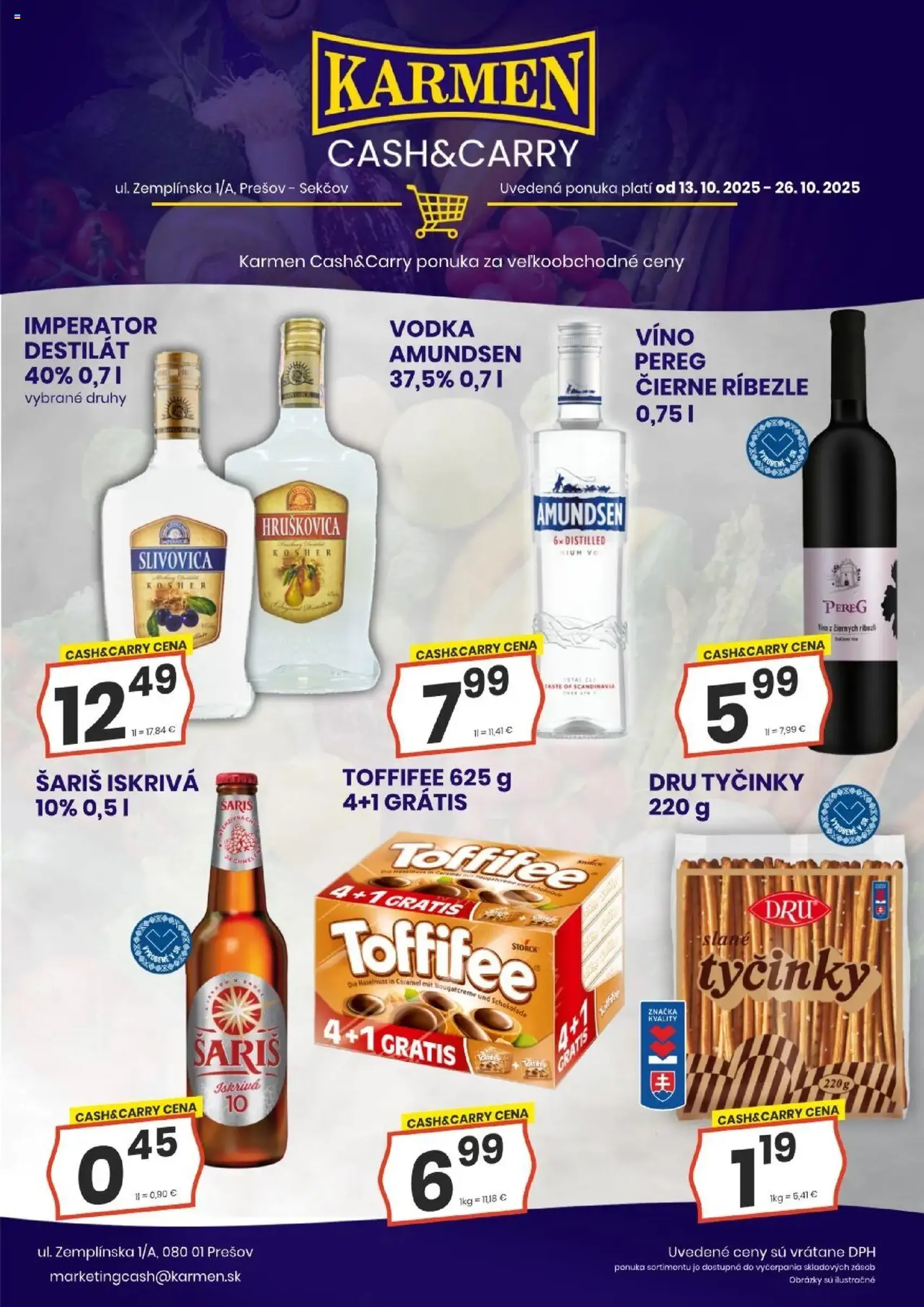 KARMEN CBA leták - platný leták od 13.10.2025 strana 1 z 10 KARMEN CBA leták - platný leták od 13.10.2025 strana 1 z 10