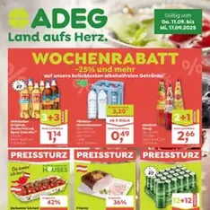 ADEG Flugblatt - Prospekt Vorschau gültig ab 11.09.2025
