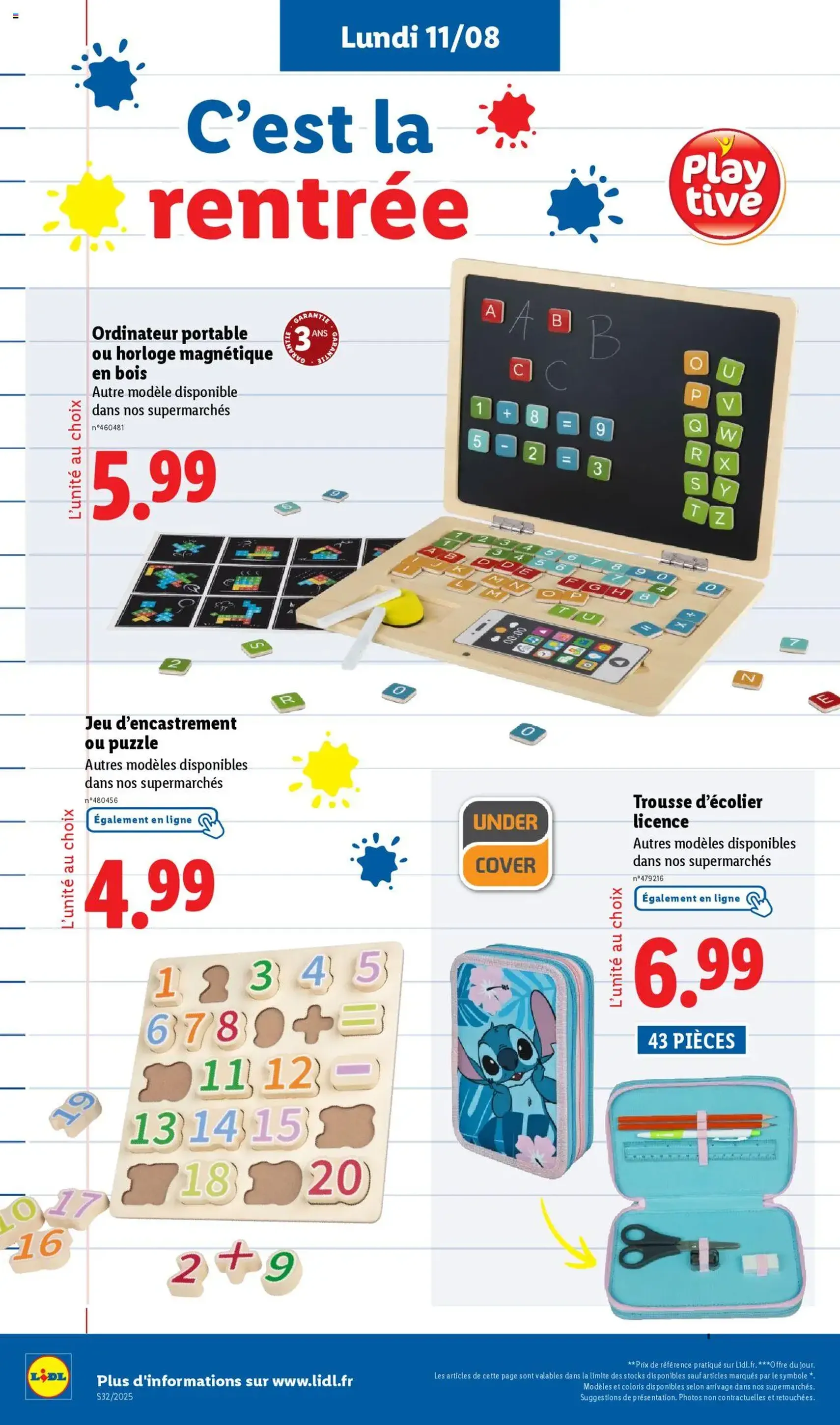 LIDL catalogue semaine 31 - brochure valable à partir du 07/08/2025, page 58 sur 76 LIDL catalogue semaine 31 - brochure valable à partir du 07/08/2025, page 58 sur 76
