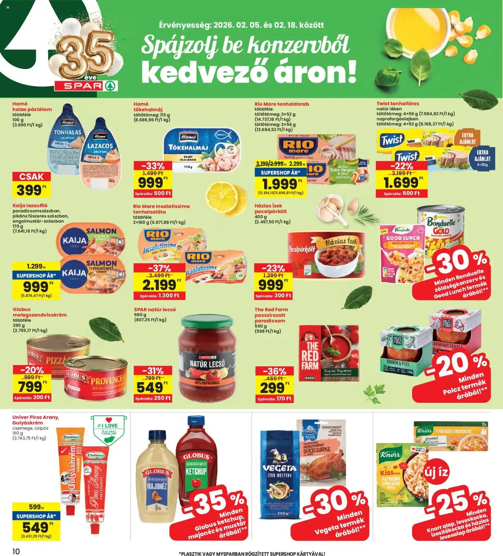 Interspar Akciós újság - 2026.02.05. érvényes szórólap 10 oldal 20 oldalból