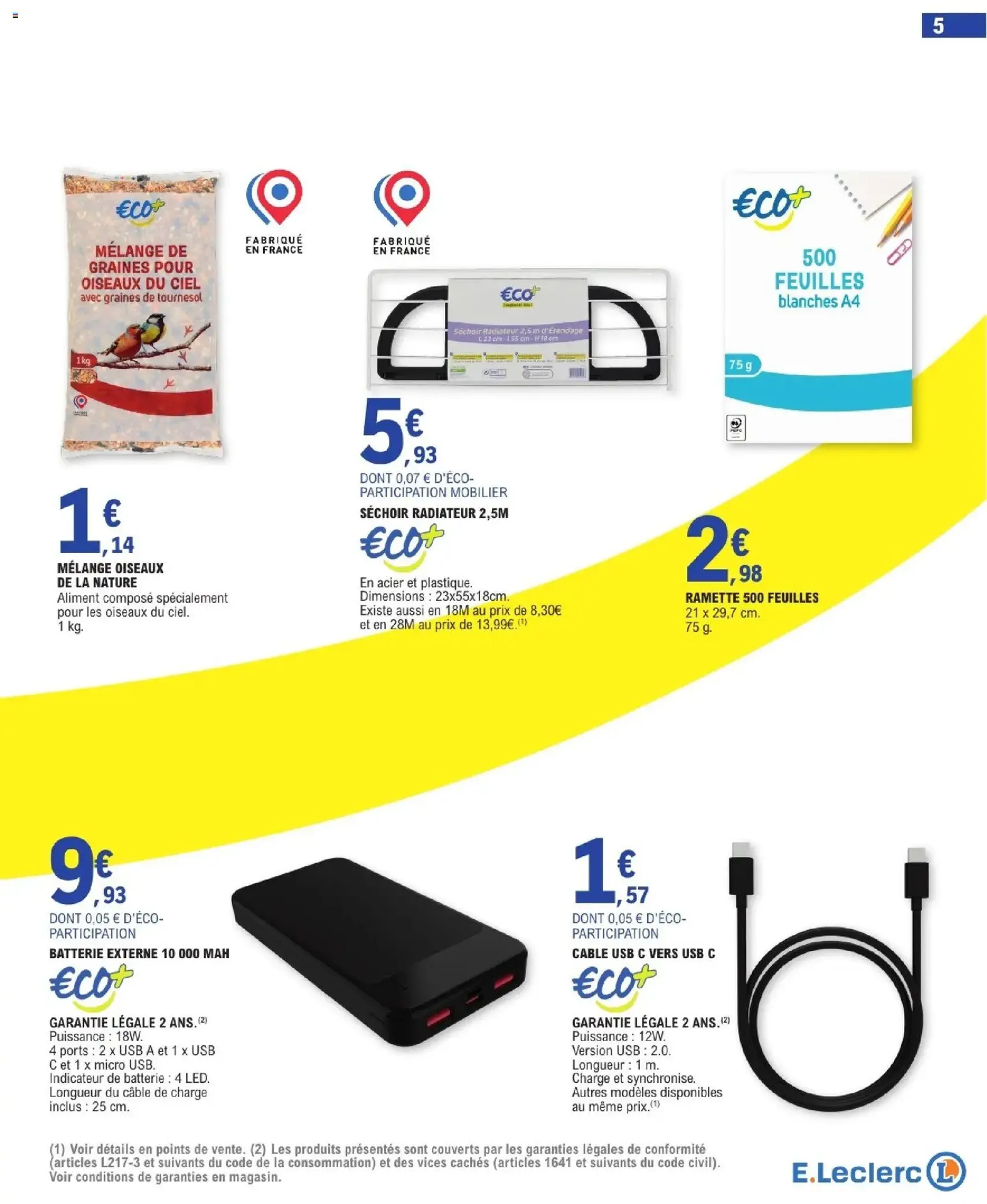 E.Leclerc catalogue - brochure valable à partir du 22/09/2026, page 5 sur 40