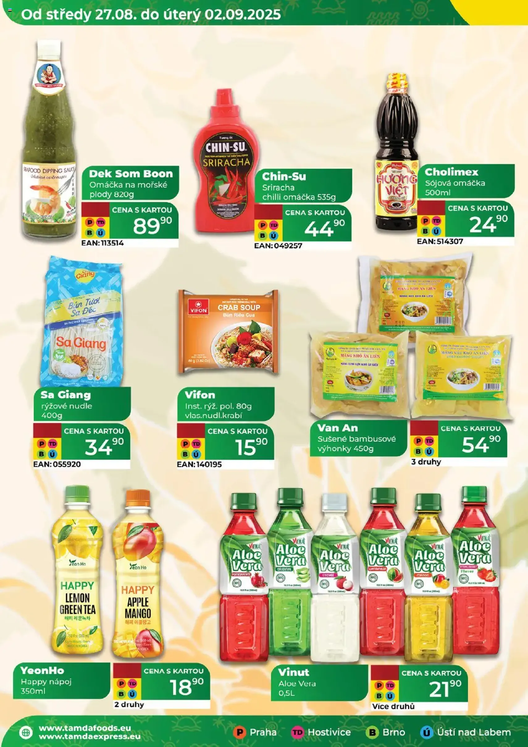 Tamda Foods leták - platný leták od 27.08.2025 strana 50 z 52