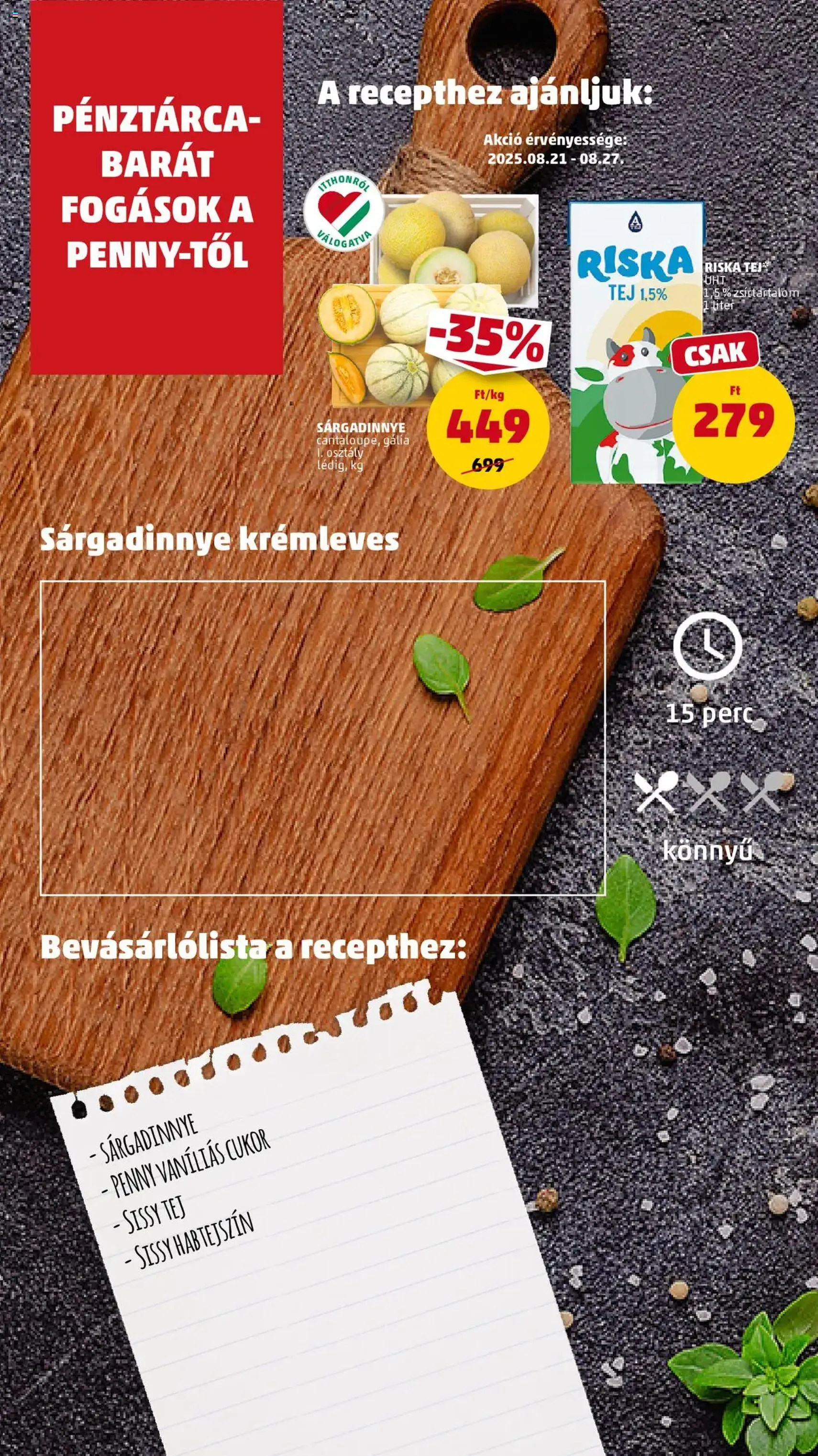 PENNY Akciós újság - 2025.08.21. érvényes szórólap 14 oldal 38 oldalból