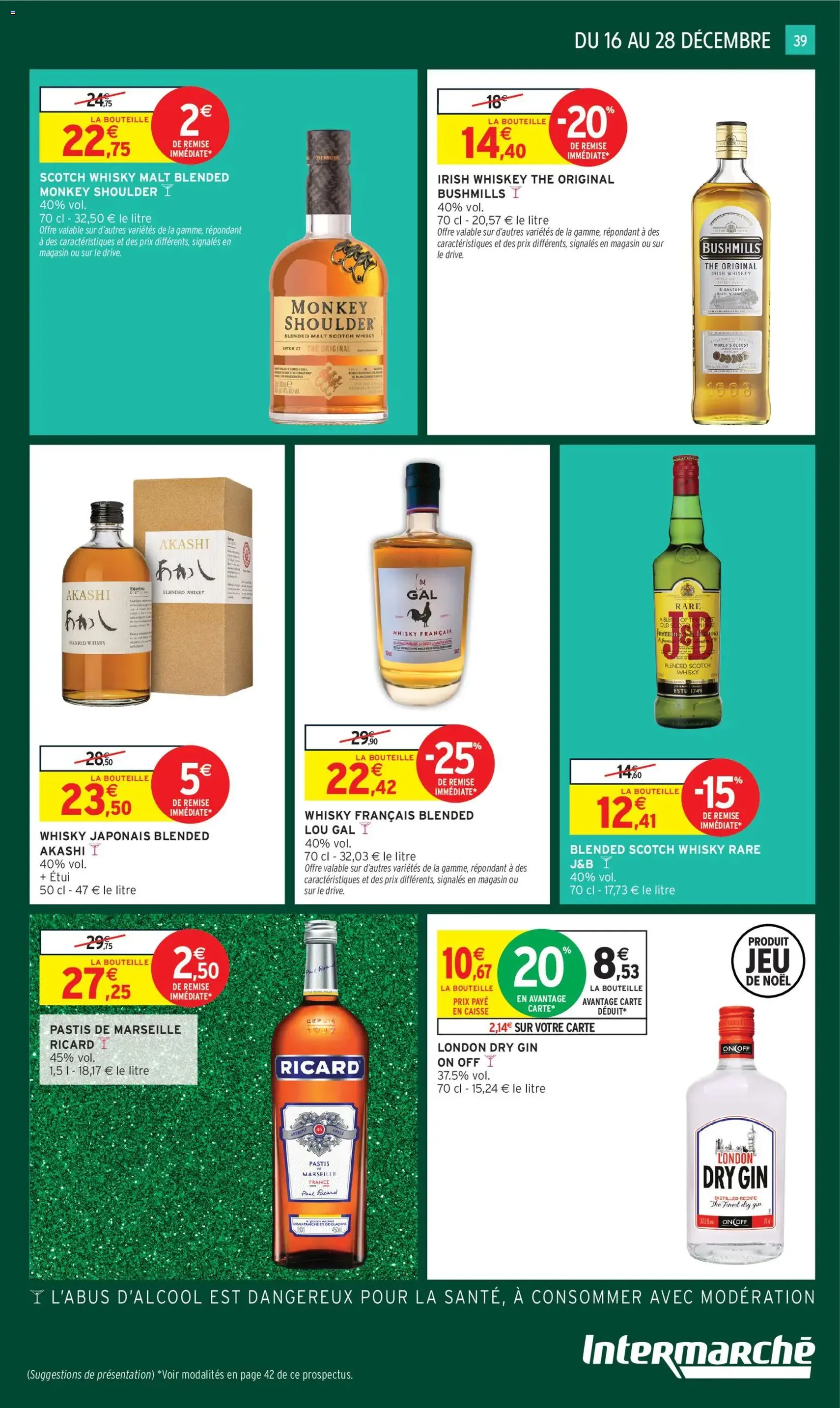Intermarché catalogue semaine 51 - brochure valable à partir du 16/12/2025, page 39 sur 48
