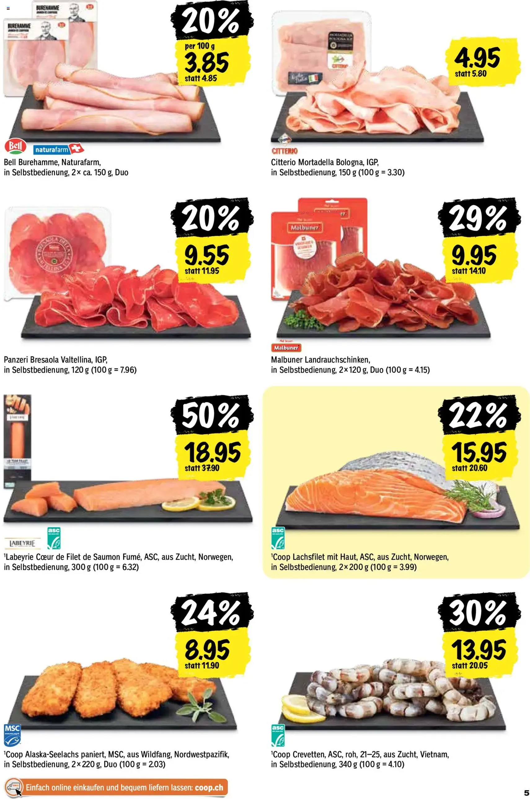 Coop aktionen - Gültiger Prospekt ab 18.06.2026, Seite 5 von insgesamt 24