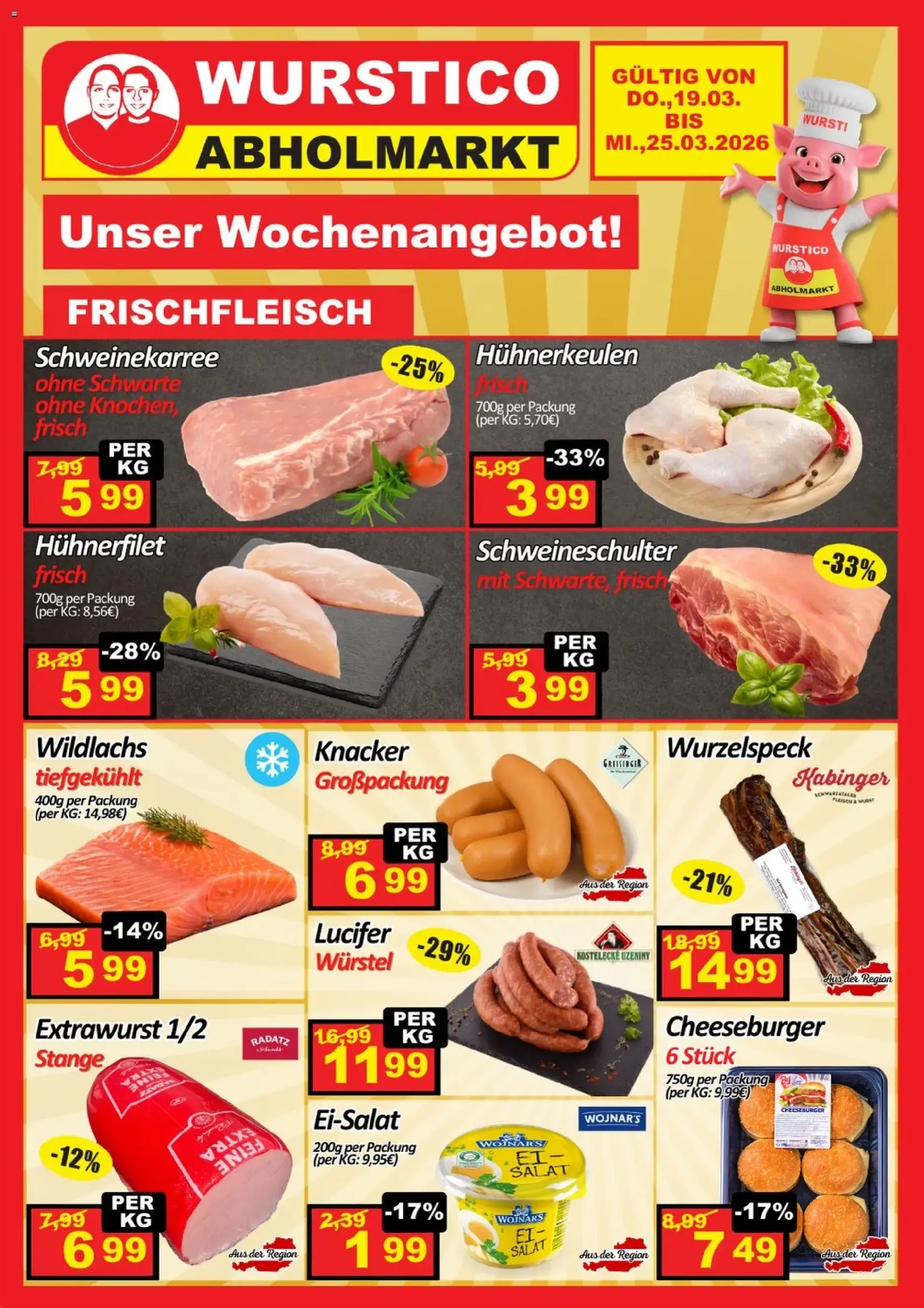 Wurstico Abholmarkt Flugblatt - Gültiger Prospekt ab 26.03.2026, Seite 5 von insgesamt 8