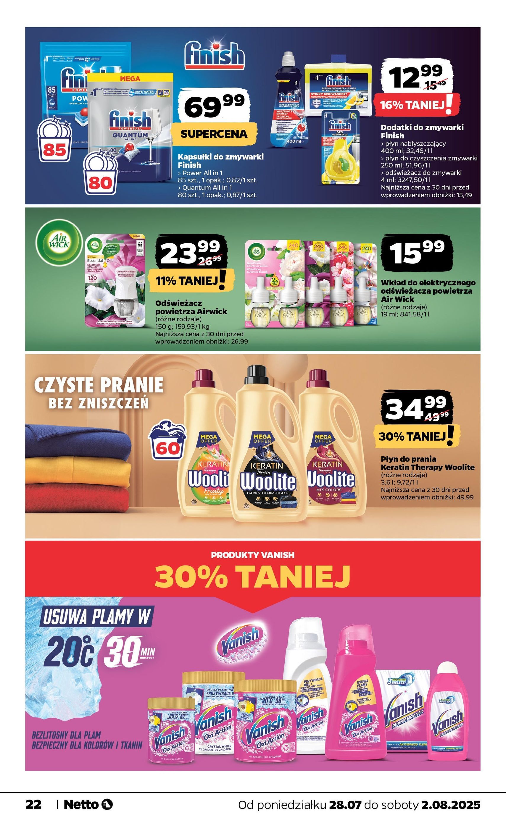 Netto gazetka - Spożywcza - ważny gazetka od 28.07.2025 strona 22 z 31 Netto gazetka - Spożywcza - ważny gazetka od 28.07.2025 strona 22 z 31