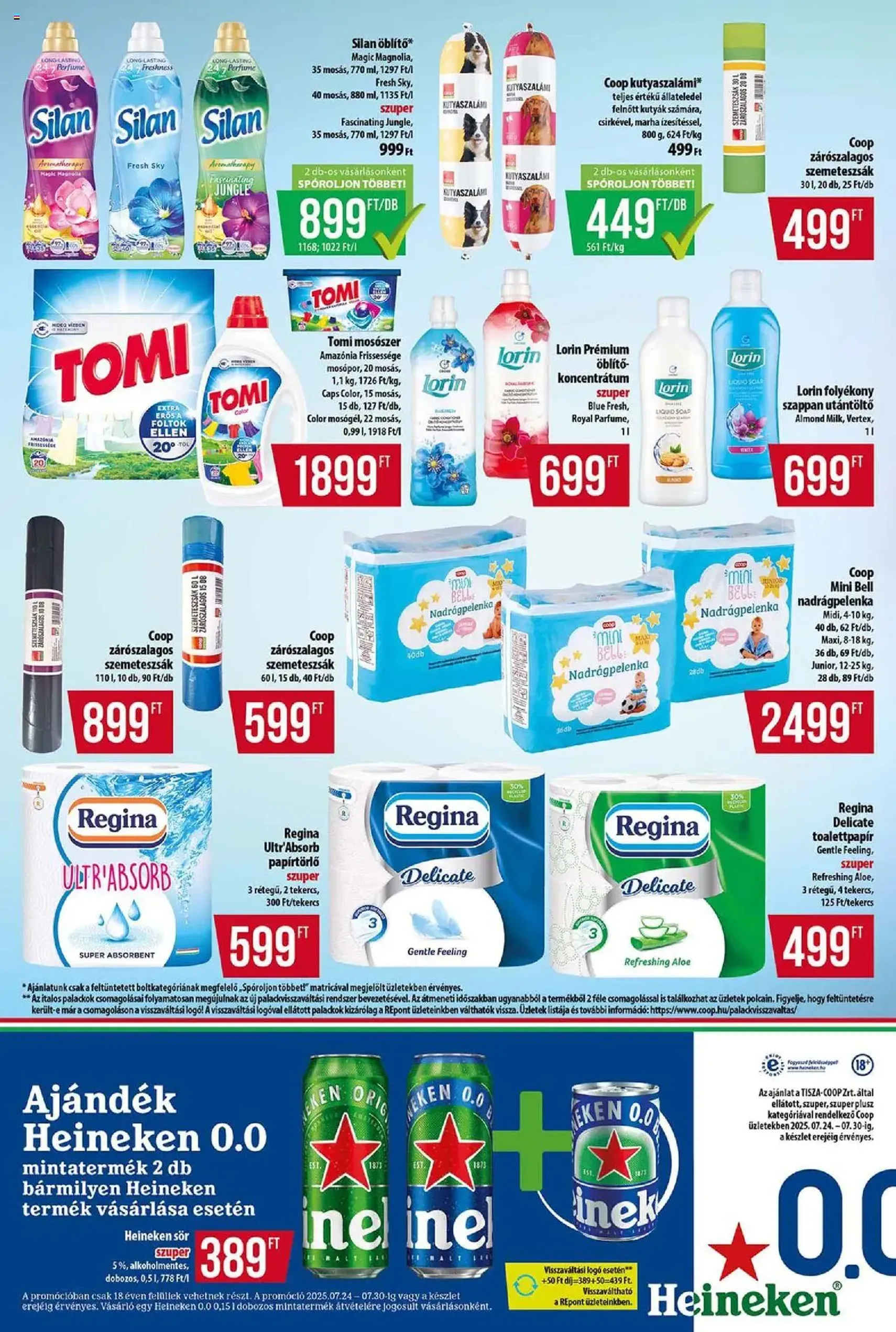 COOP Szolnok Akciós újság - 2025.07.24. érvényes szórólap 7 oldal 8 oldalból COOP Szolnok Akciós újság - 2025.07.24. érvényes szórólap 7 oldal 8 oldalból