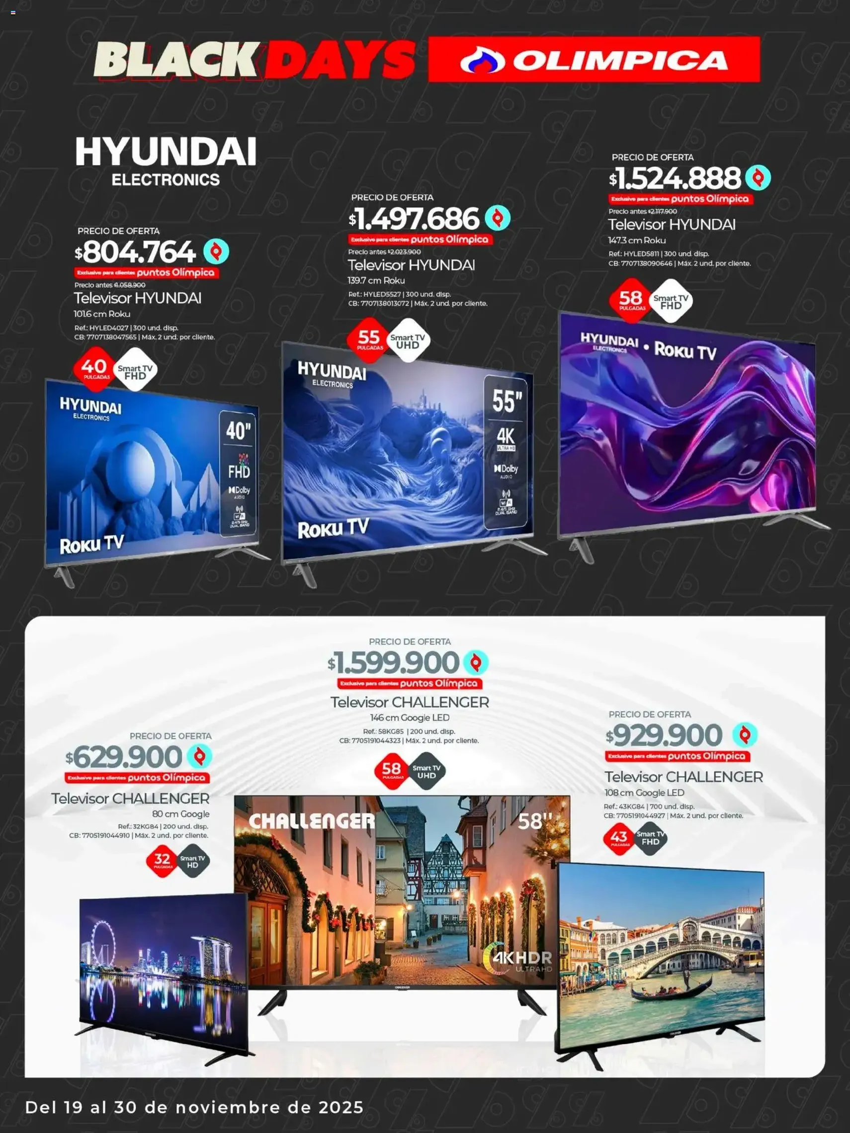 Olímpica - Black Friday - folleto válido desde 19/11/2025 página 4 de 31