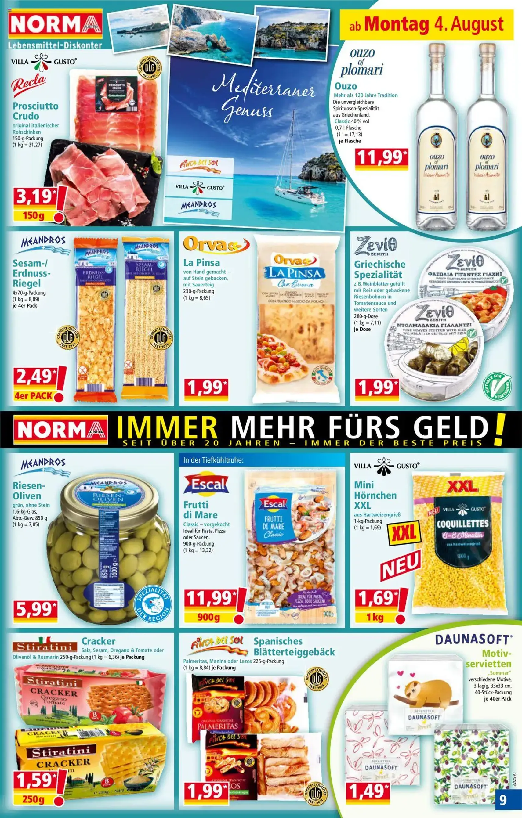 Norma Flugblatt - Gültiger Prospekt ab 04.08.2025, Seite 9 von insgesamt 20