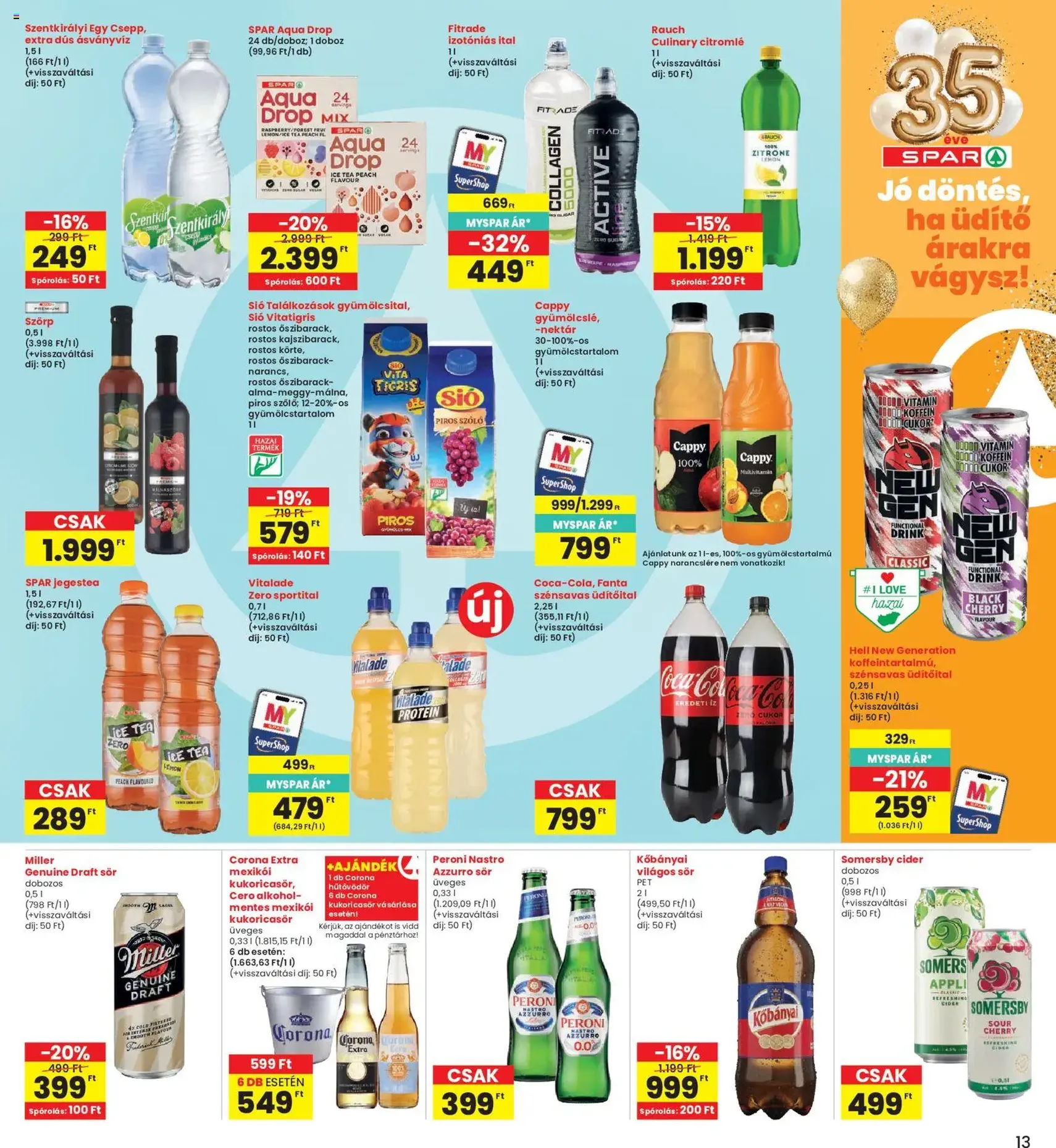 Interspar akciós újság - 2026.07.30. érvényes szórólap 13 oldal 19 oldalból
