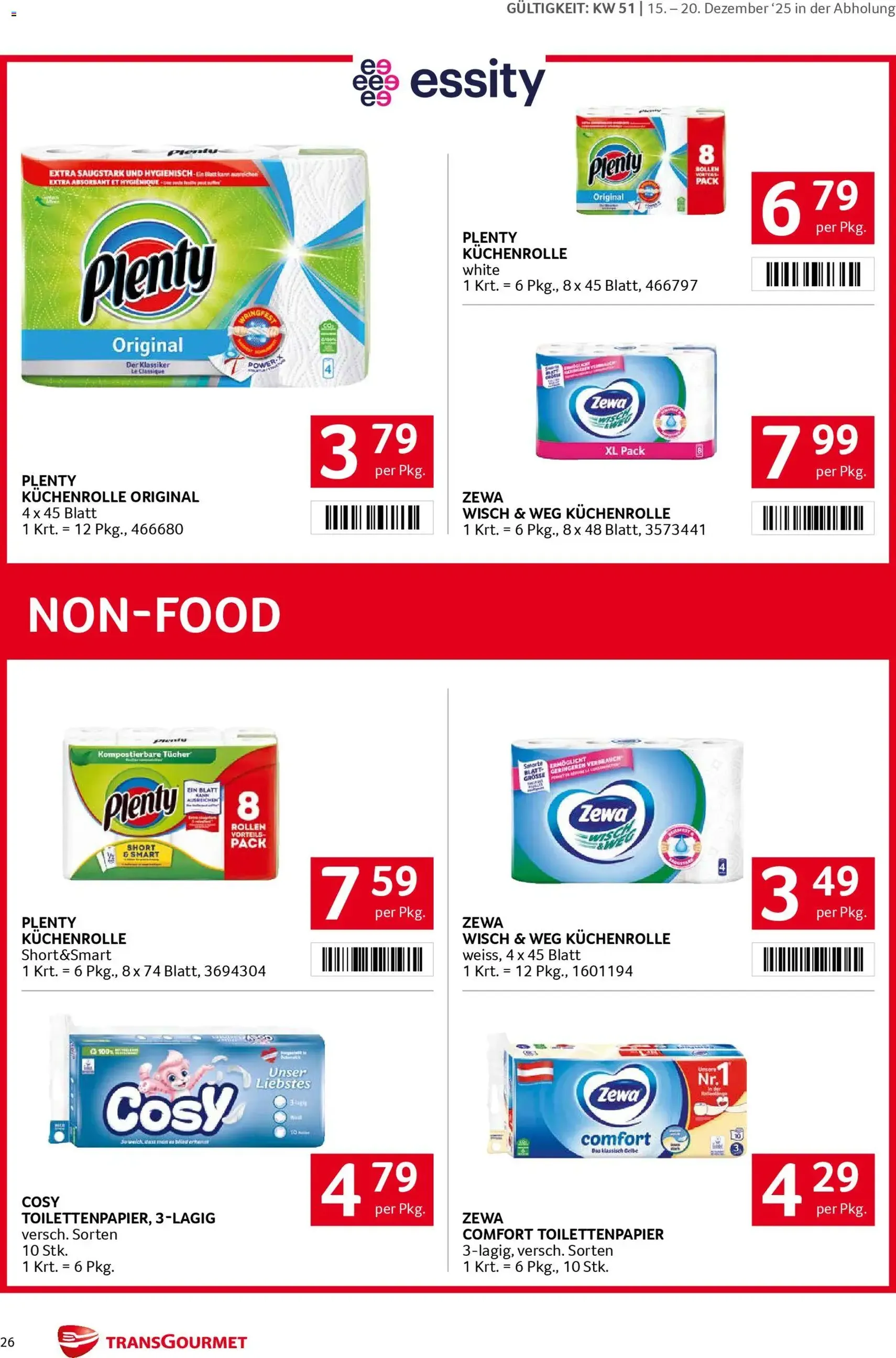 Transgourmet Flugblatt - Gültiger Prospekt ab 15.12.2025, Seite 25 von insgesamt 39