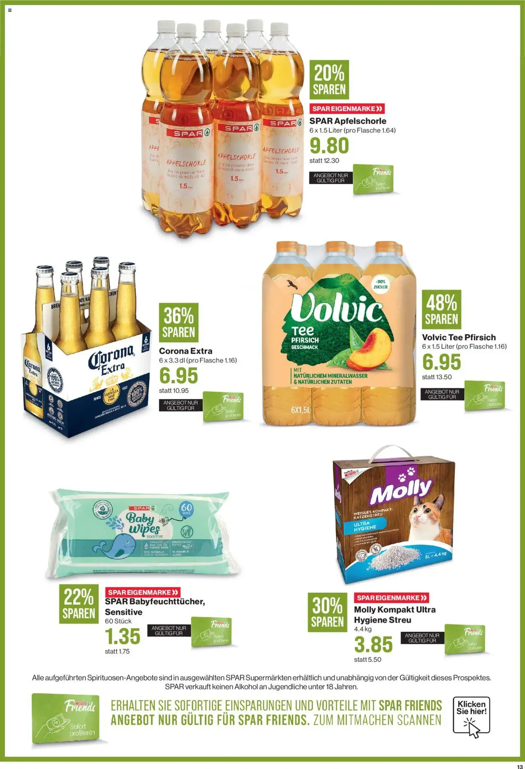 SPAR Aktionen - Gültiger Prospekt ab 24.07.2025, Seite 13 von insgesamt 22 SPAR Aktionen - Gültiger Prospekt ab 24.07.2025, Seite 13 von insgesamt 22