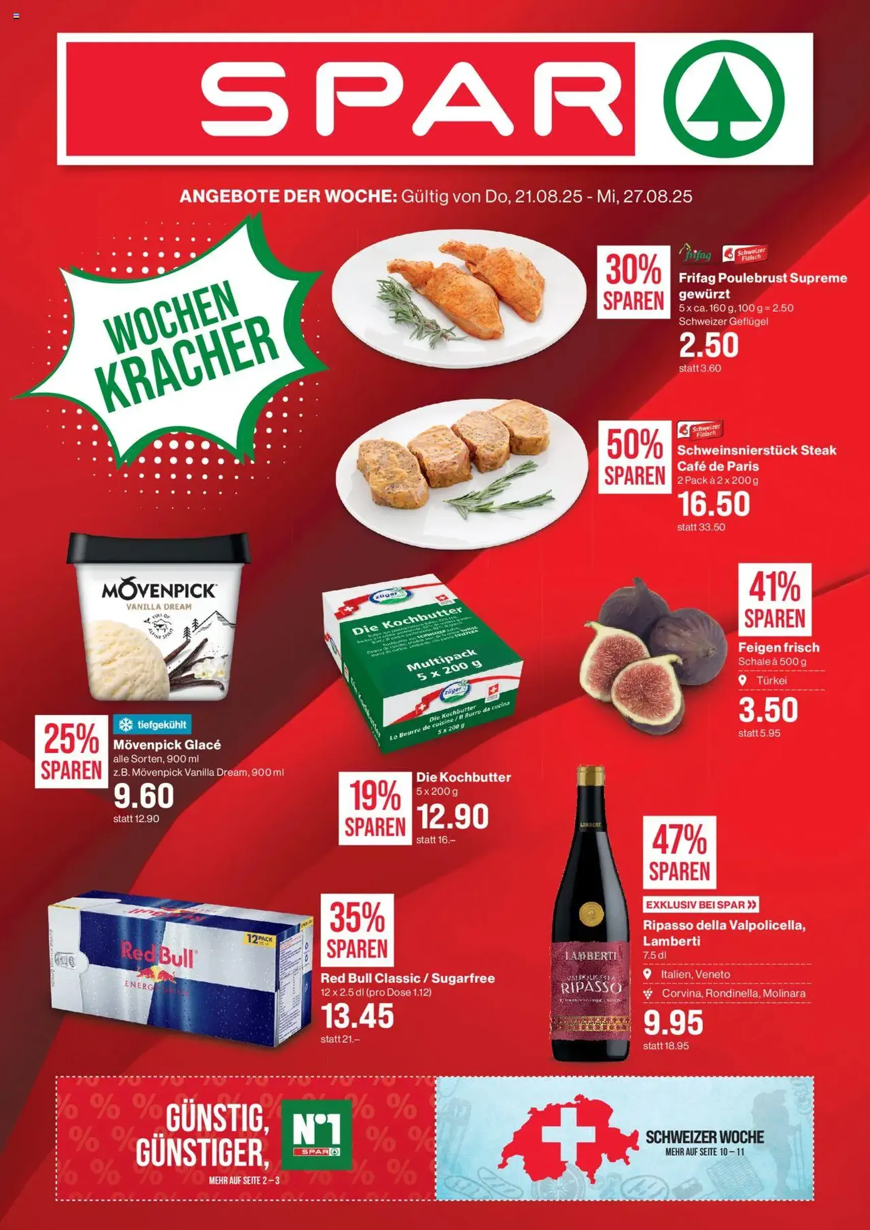 SPAR Aktionen - Gültiger Prospekt ab 21.08.2025, Seite 1 von insgesamt 24