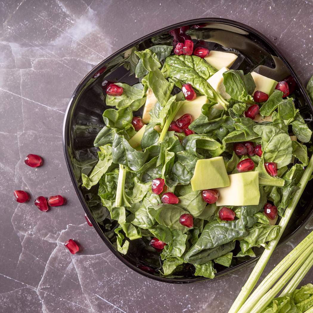 Insalata classica salutare di cavolo riccio