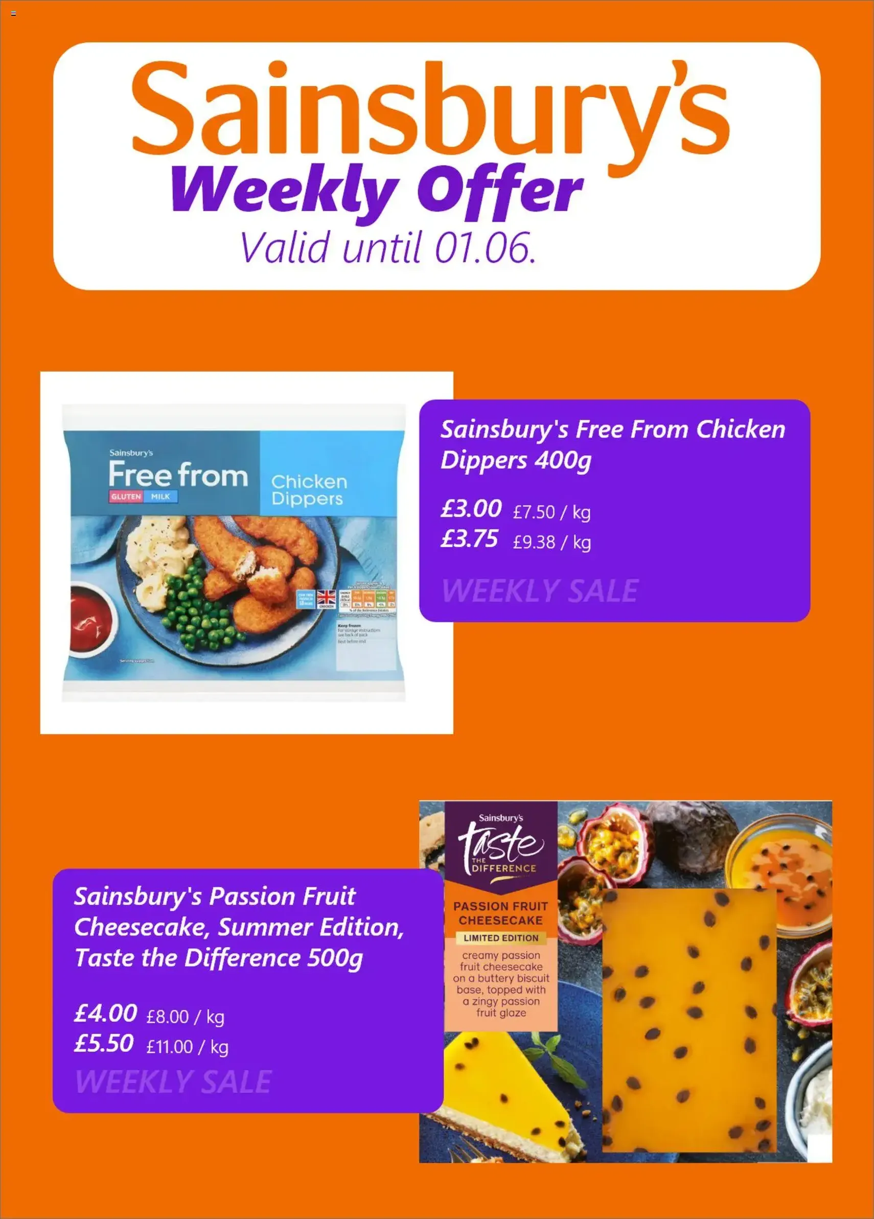 Sainsbury's - Weekly offers - valid flyer from 26/05/2026, page 3 of 5