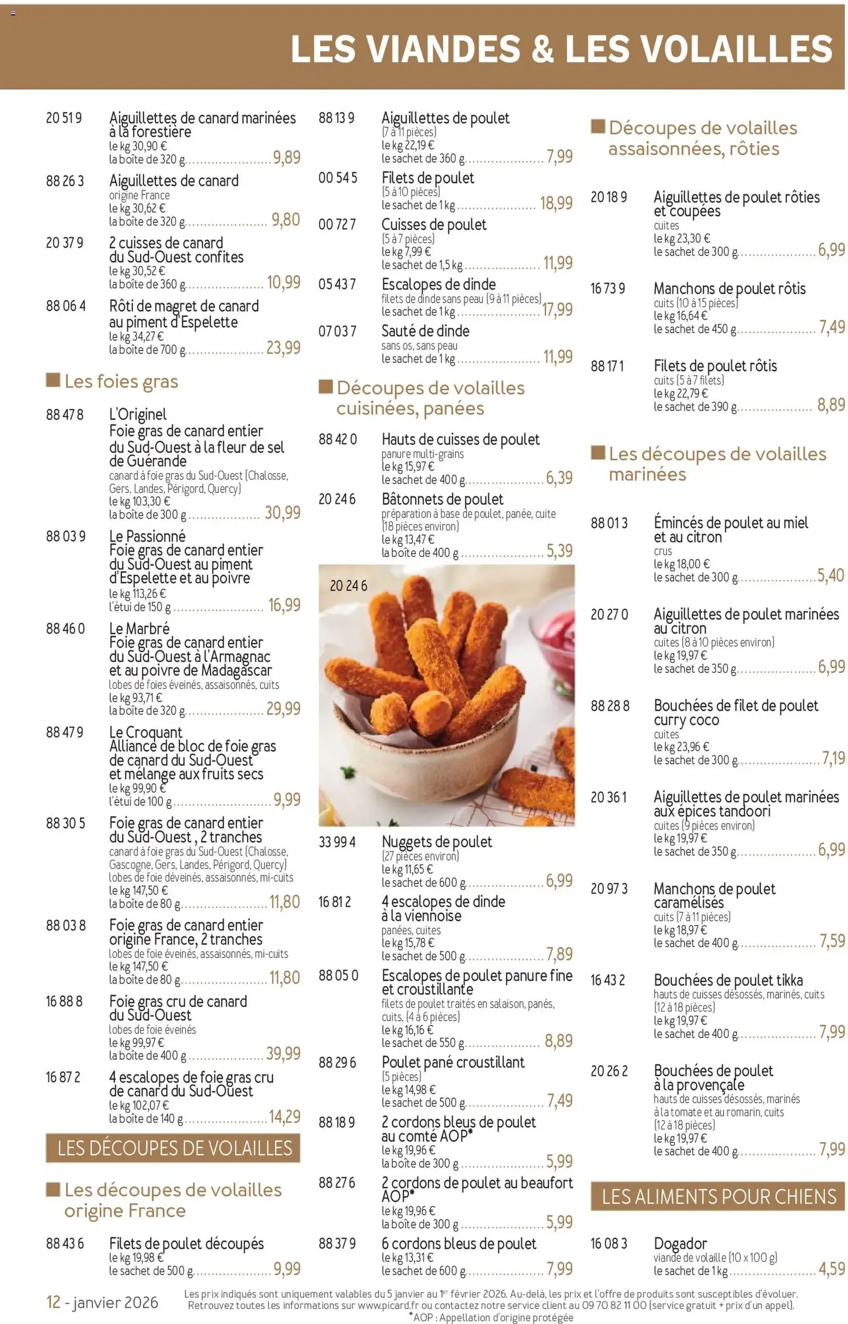 Picard catalogue - brochure valable à partir du 05/01/2026, page 12 sur 36