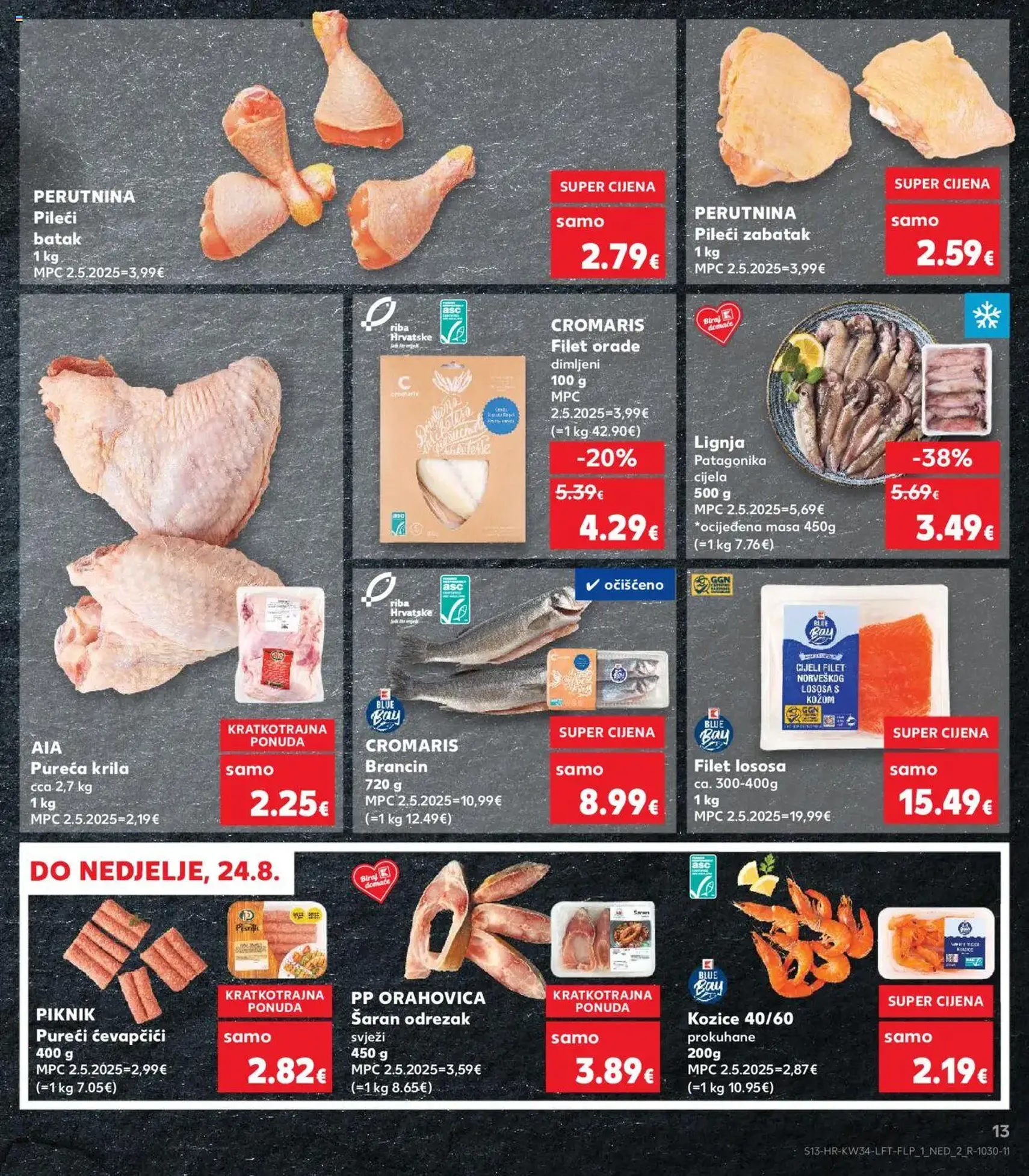 Kaufland HR - Split-Ravne njive - 2025.08.20. érvényes szórólap 13 oldal 32 oldalból