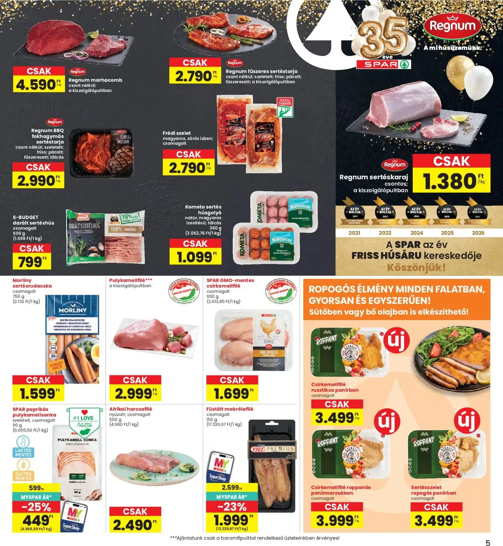 Interspar akciós újság - 2026.08.06. érvényes szórólap 5 oldal 20 oldalból