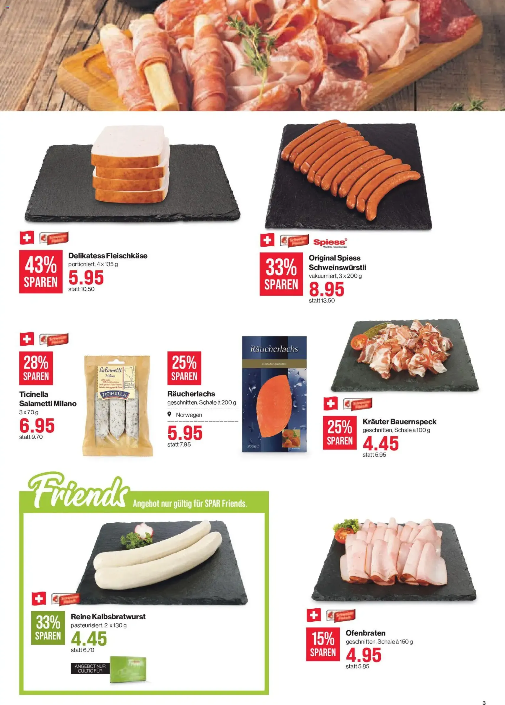 SPAR aktionen - Gültiger Prospekt ab 15.10.2026, Seite 3 von insgesamt 17