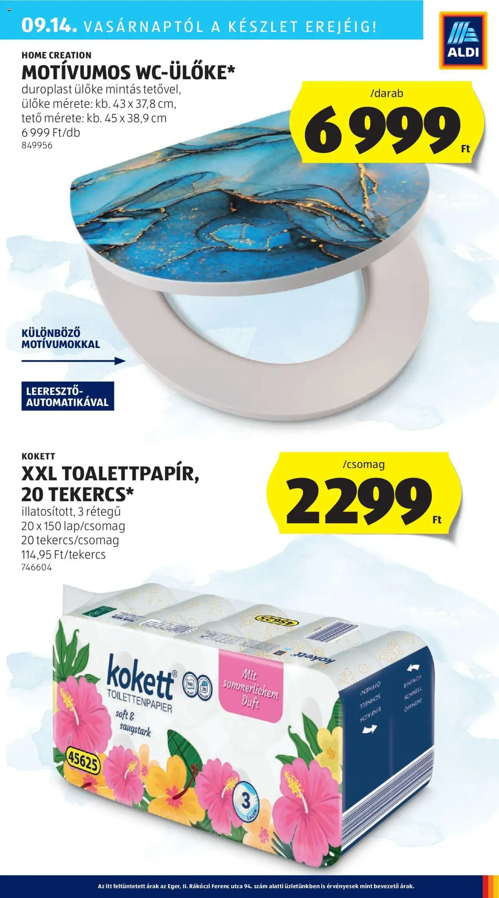 Aldi Akciós újság - 2025.09.11. érvényes szórólap 5 oldal 46 oldalból Aldi Akciós újság - 2025.09.11. érvényes szórólap 5 oldal 46 oldalból