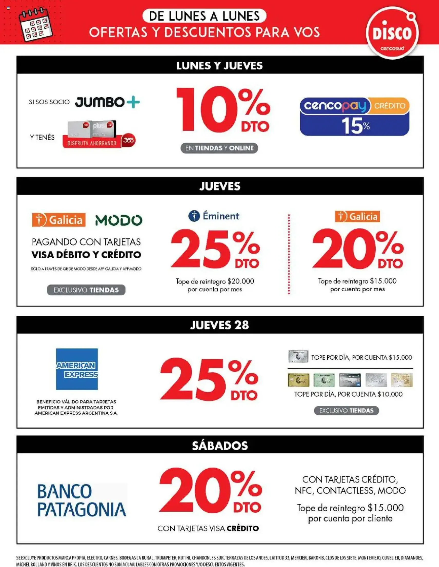 Disco ofertas - folleto válido desde 08/08/2025 página 9 de 9 Disco ofertas - folleto válido desde 08/08/2025 página 9 de 9