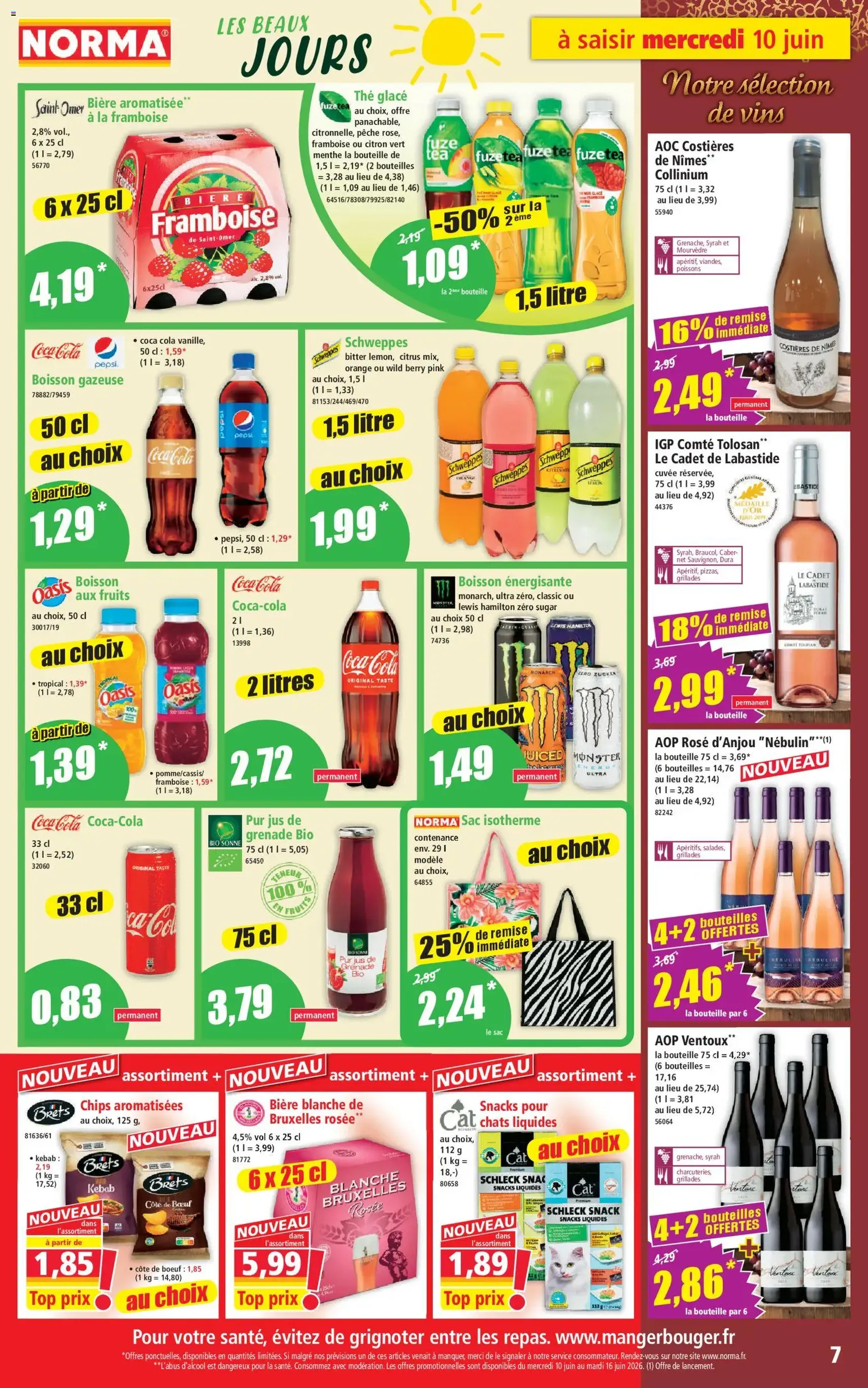 Norma catalogue - brochure valable à partir du 10/06/2026, page 7 sur 12