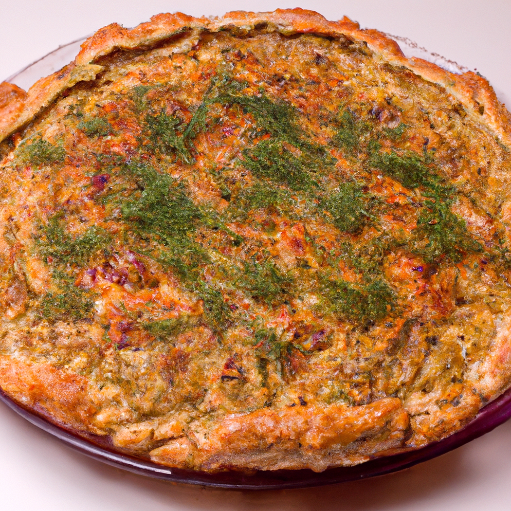 Torta salata di zucchine