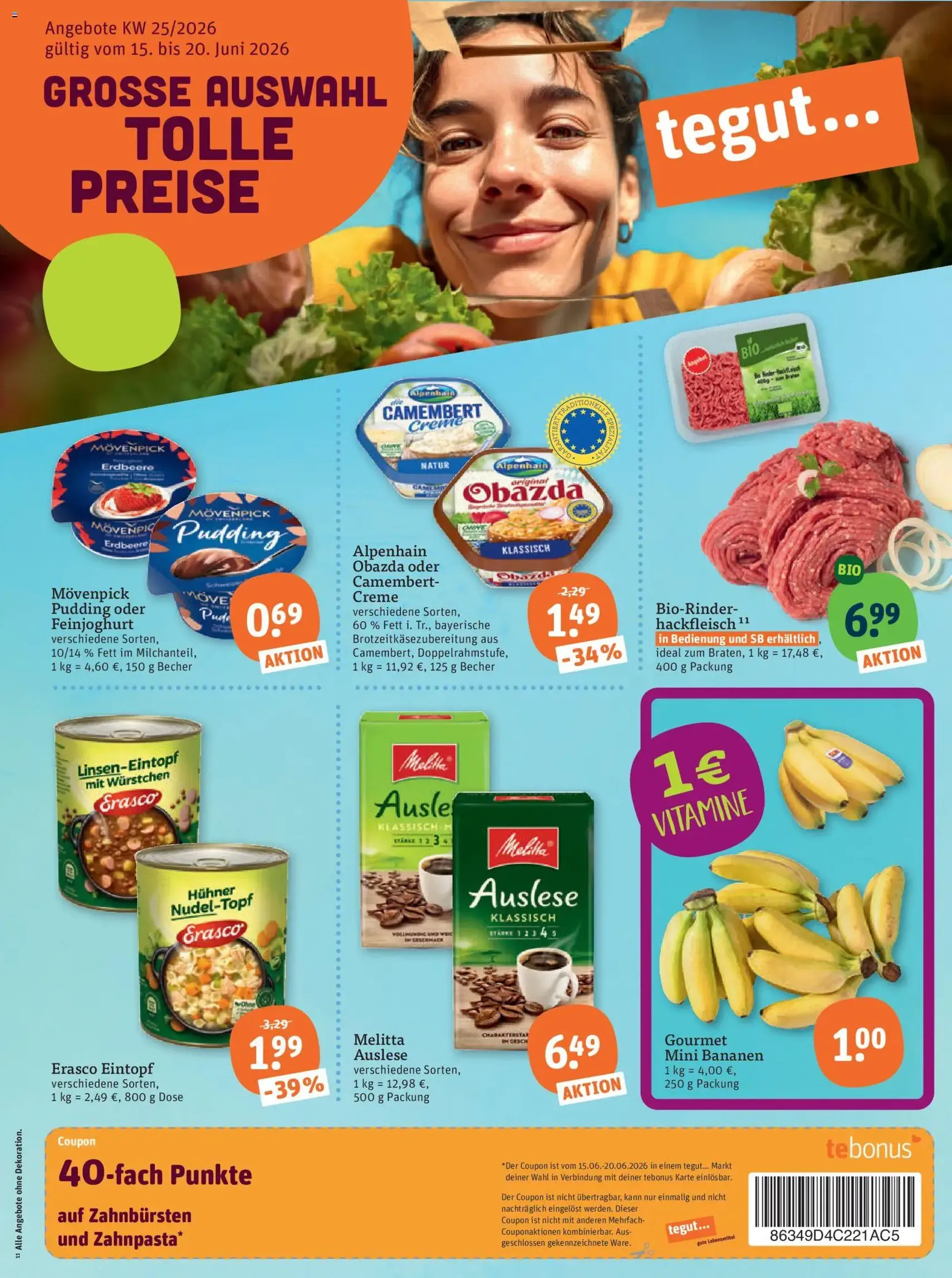Tegut Prospekt - Gültiger Prospekt ab 19.06.2026, Seite 3 von insgesamt 23