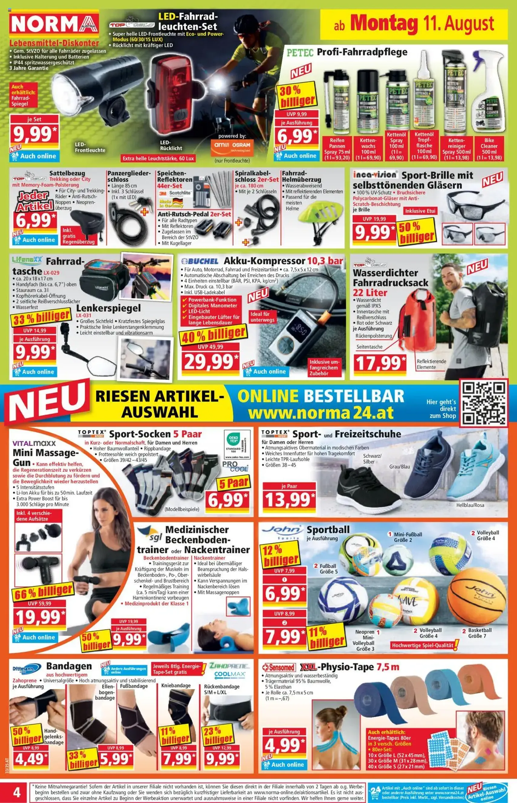 Norma Flugblatt - Gültiger Prospekt ab 11.08.2025, Seite 4 von insgesamt 20 Norma Flugblatt - Gültiger Prospekt ab 11.08.2025, Seite 4 von insgesamt 20