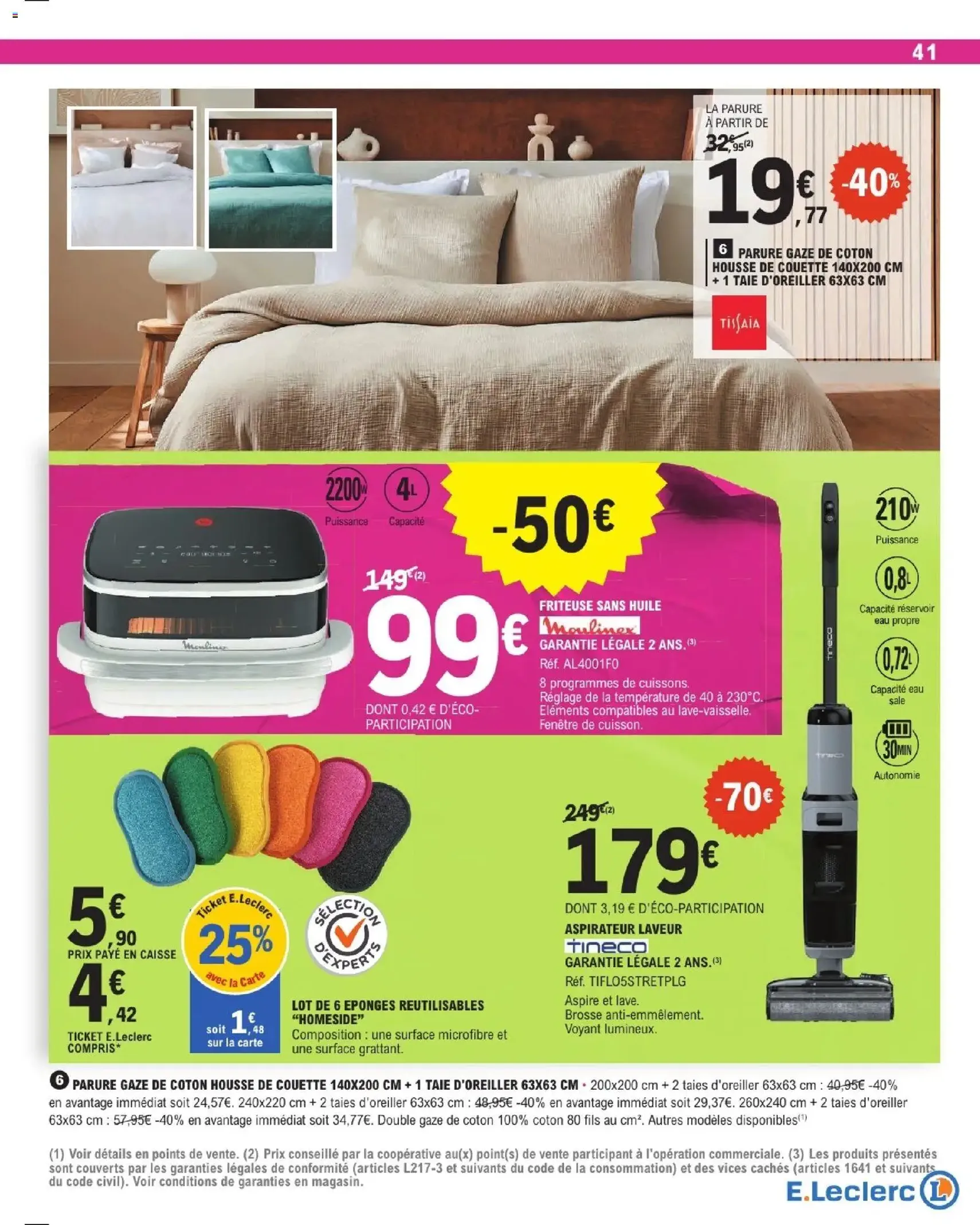 E.Leclerc catalogue de la semaine 15 - brochure valable à partir du 07/04/2026, page 41 sur 44