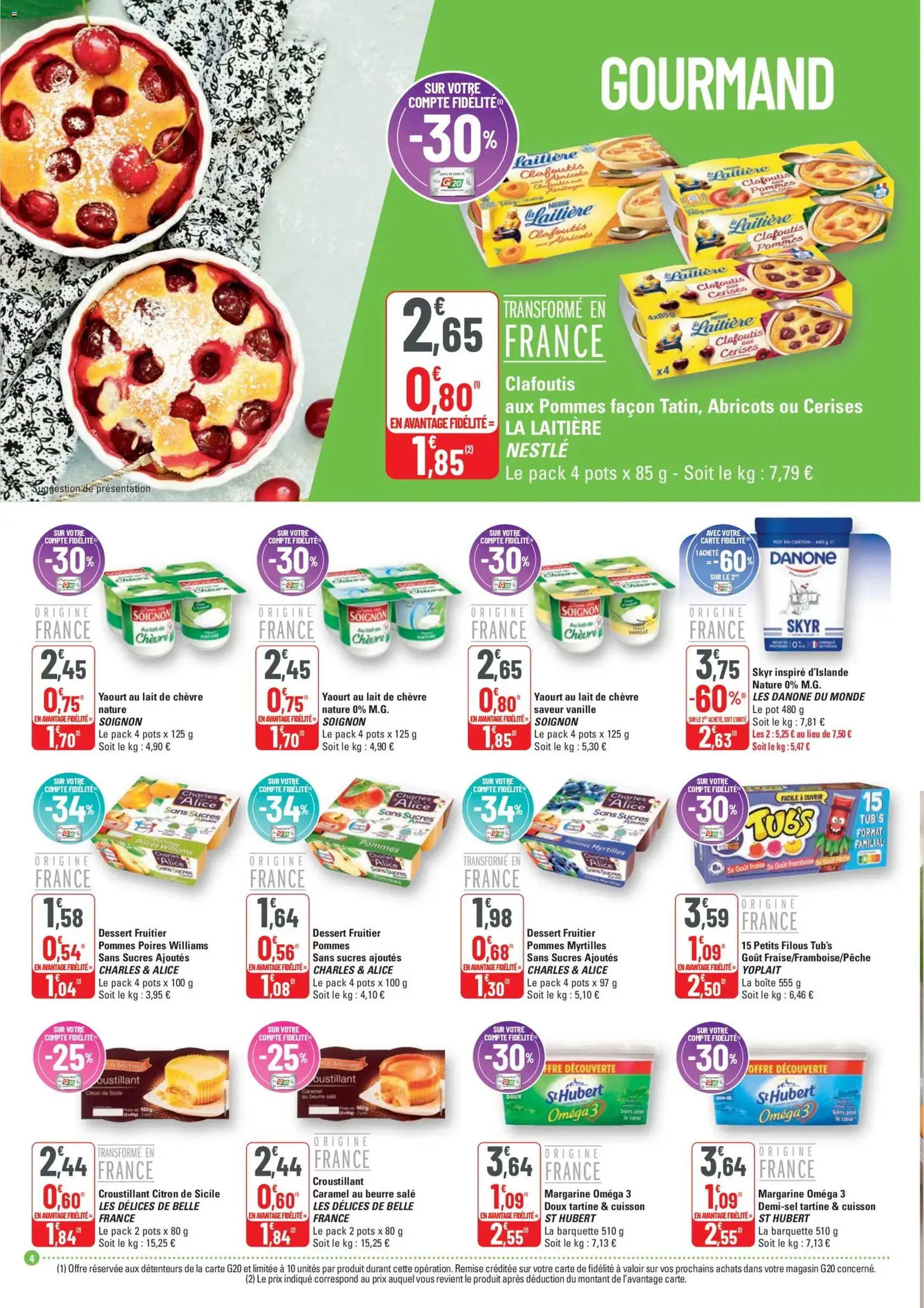 G20 Supermarchés catalogue - brochure valable à partir du 22/10/2025, page 4 sur 20 G20 Supermarchés catalogue - brochure valable à partir du 22/10/2025, page 4 sur 20